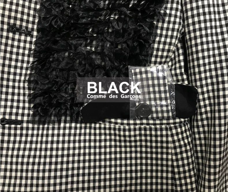 Comme des Garcons Comme Des Garcons Wool suit jacket decorated with plaid si Size S / US 4 / IT 40 - 5 Thumbnail