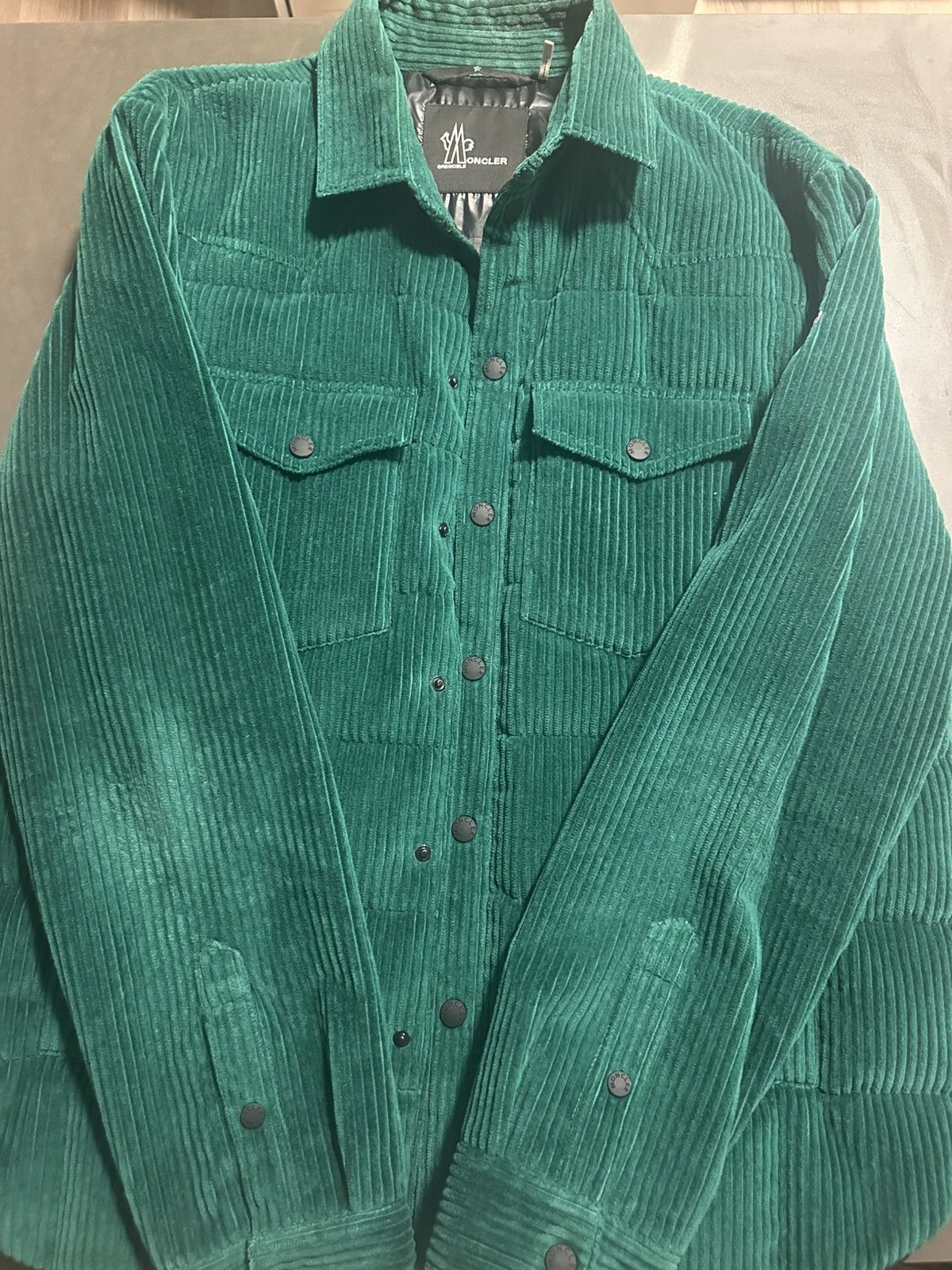 Moncler Moncler Grenoble Green Gelt Shirt Jacket Size US XL / EU 56 / 4 - 1 Thumbnail