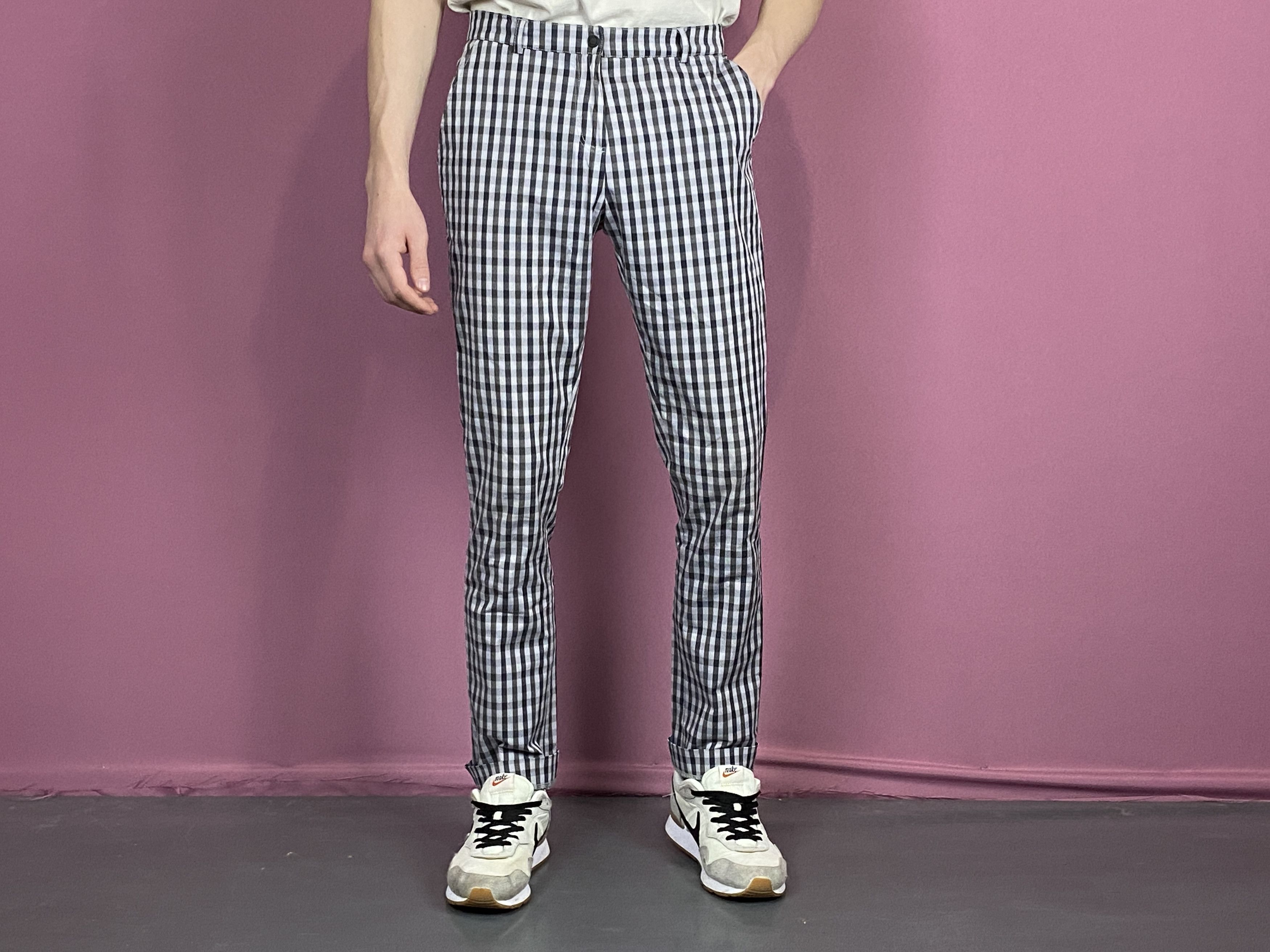 Aquascutum Aquascutum Vintage Men's Checkered Chino Pants - USA 6 Size US 30 / EU 46 - 4 Thumbnail