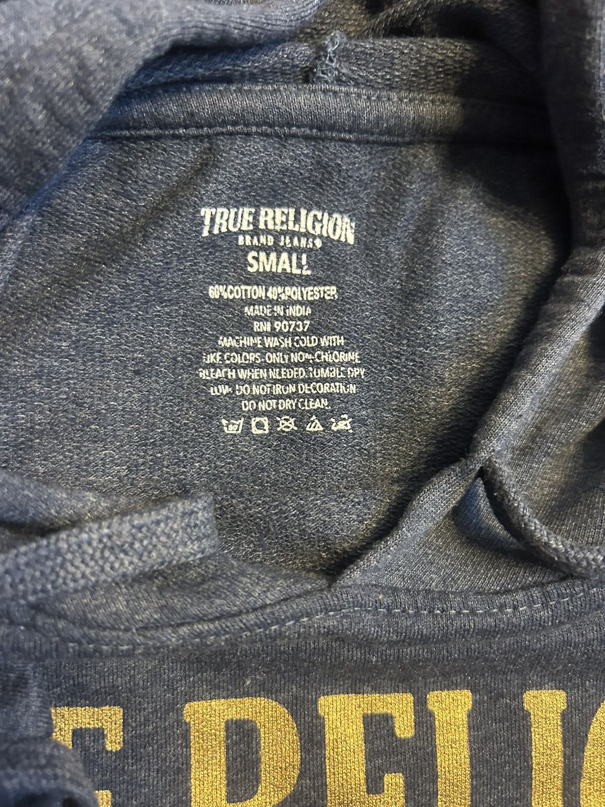 True Religion True Religion logo pullover hoodie Size US S / EU 44-46 / 1 - 4 Thumbnail