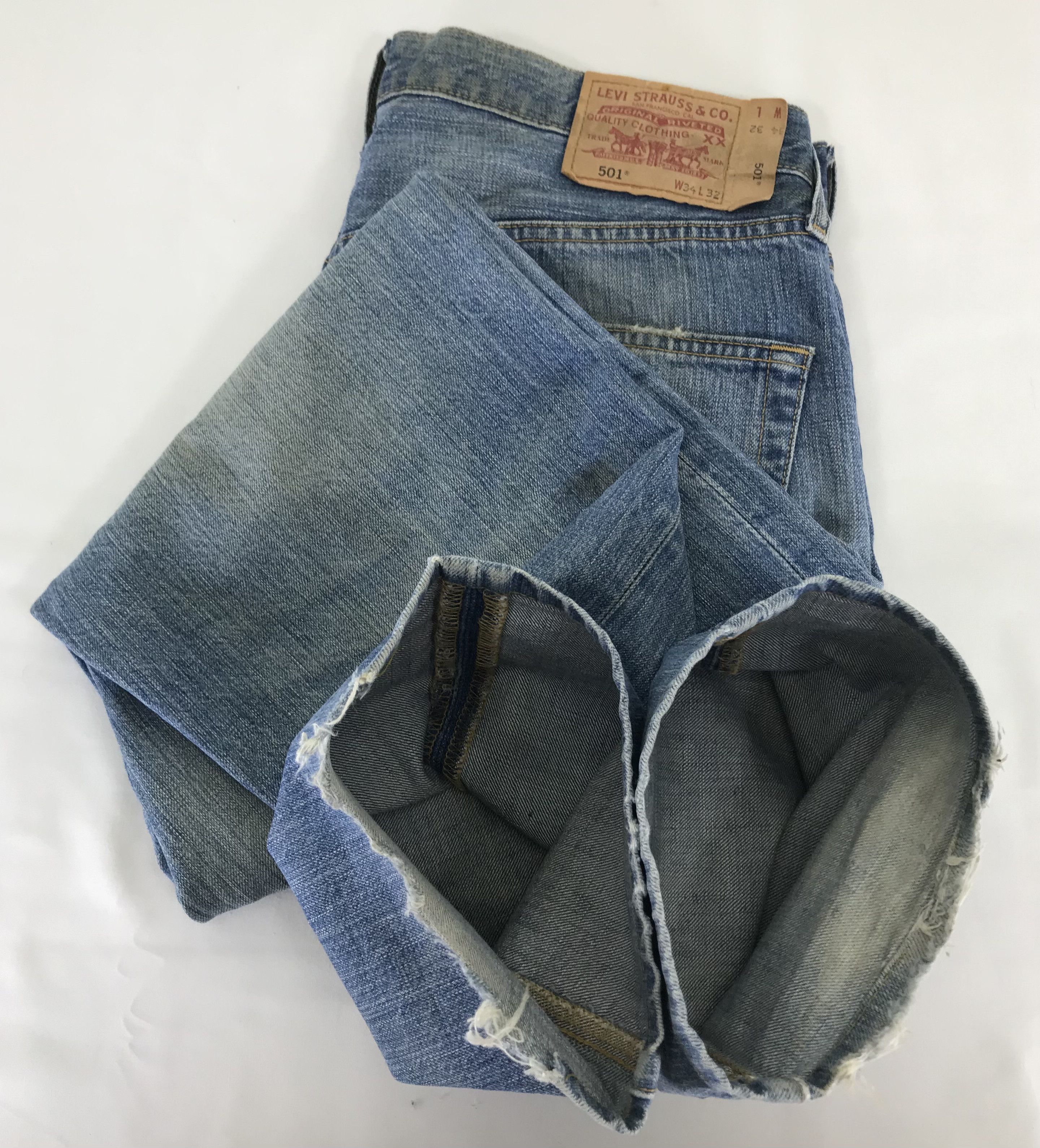 Levi's Vintage Levi's 501 Mud Wash Jeans Distressed Denim Size US 34 / EU 50 - 15 Thumbnail