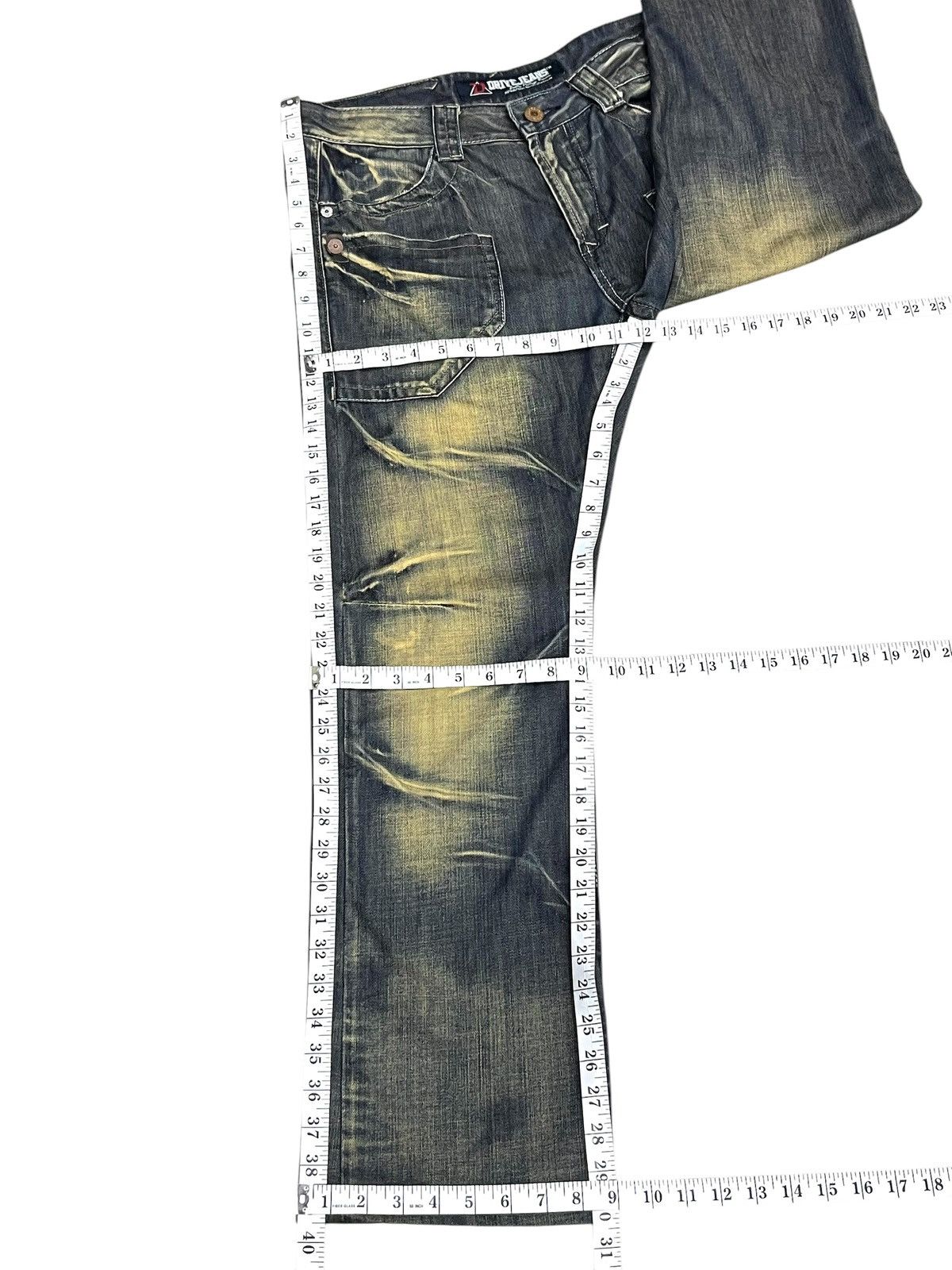 Draggin Jeans Drive Jeans Blake Exotic Vintage Denim Mudwash Clawmark Size US 34 / EU 50 - 12 Thumbnail