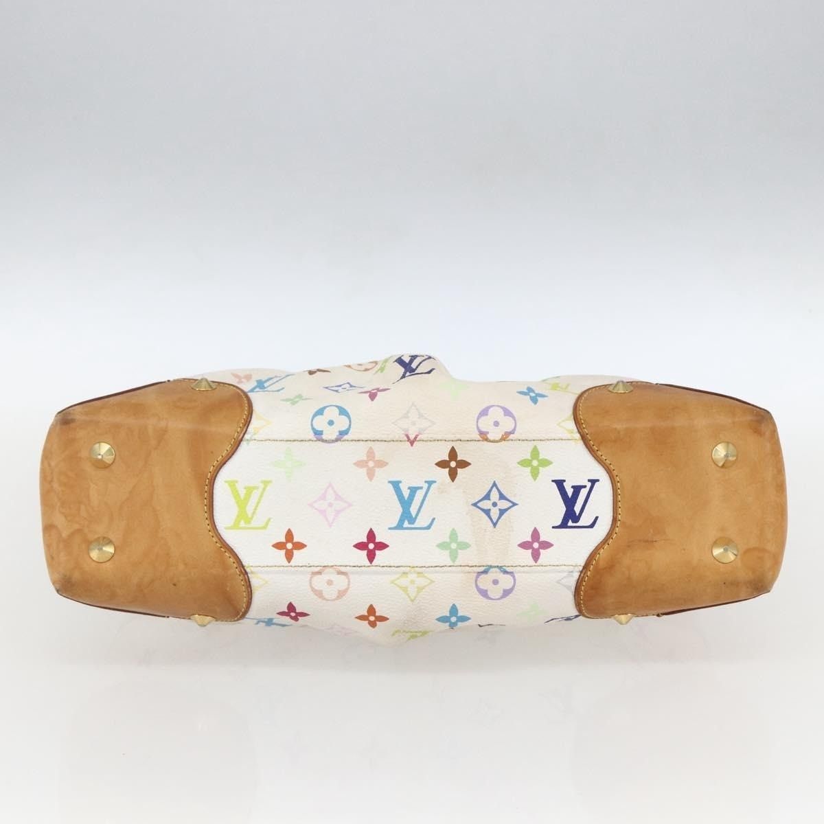 Louis Vuitton Louis Vuitton Monogram Multicolor Judy MM Handbag White Size ONE SIZE - 5 Thumbnail