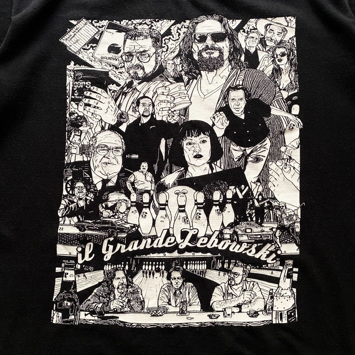 Band Tees Vintage The Big Lebowski All Actors T-shirt Tee Y2K Size US M / EU 48-50 / 2 - 2 Thumbnail