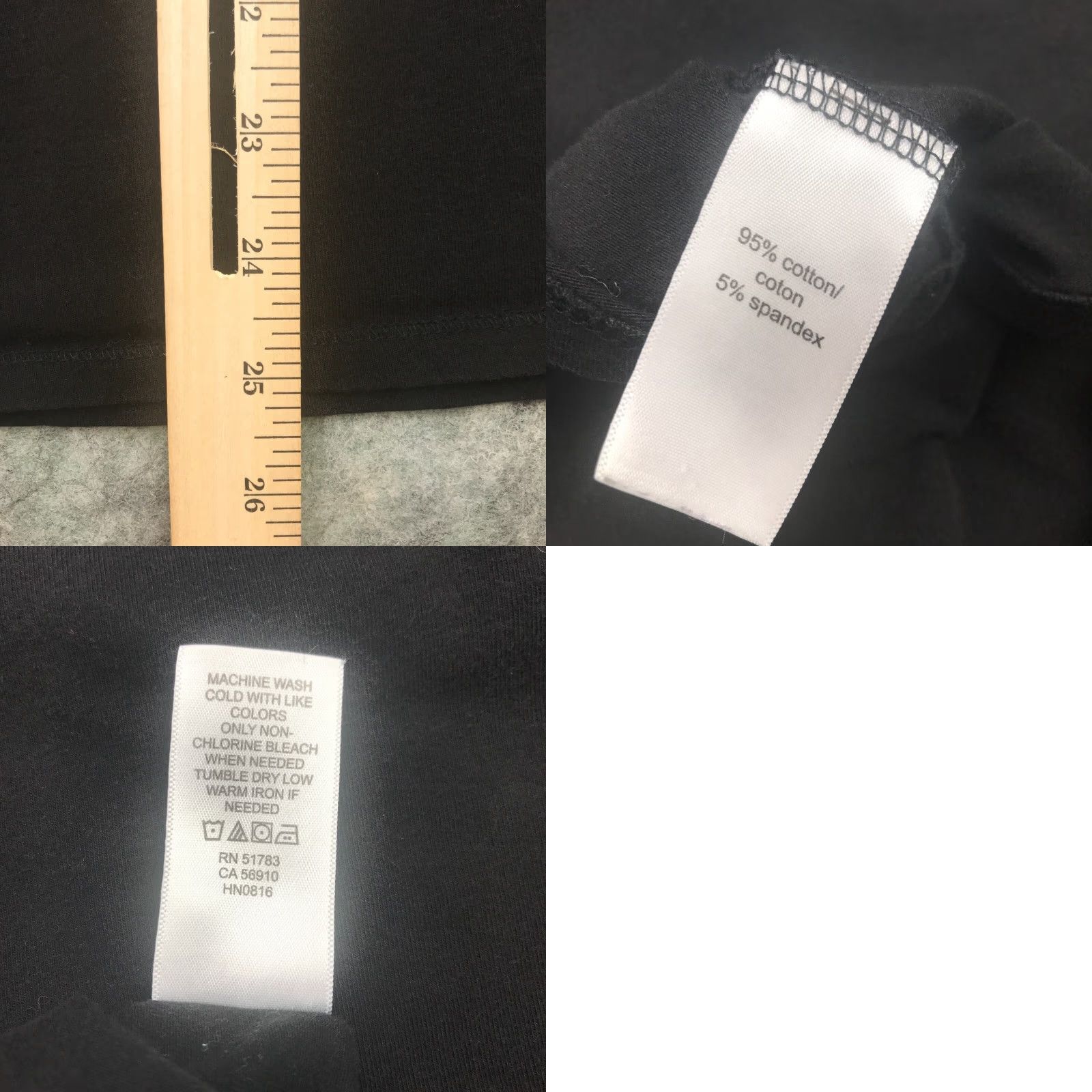 Vintage Maurices Womens Shirt Top XL Black Halter Sleeveless Spaghetti Straps Stretch Tank Casual Basic Jersey Cotton Blend, Spandex Size XL / US 12-14 / IT 48-50 - 8 Thumbnail