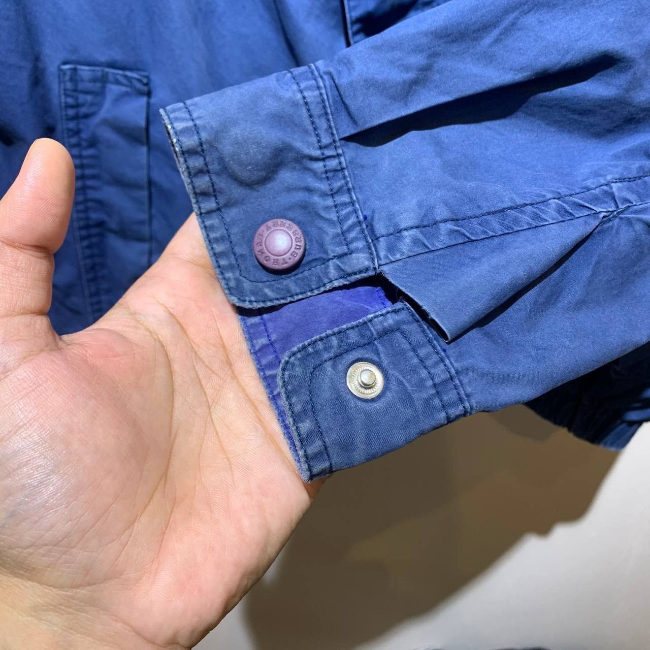 Burberry Vintage Thomas Burberry Reversible Blue Purple Jacket 90s Size US M / EU 48-50 / 2 - 6 Thumbnail
