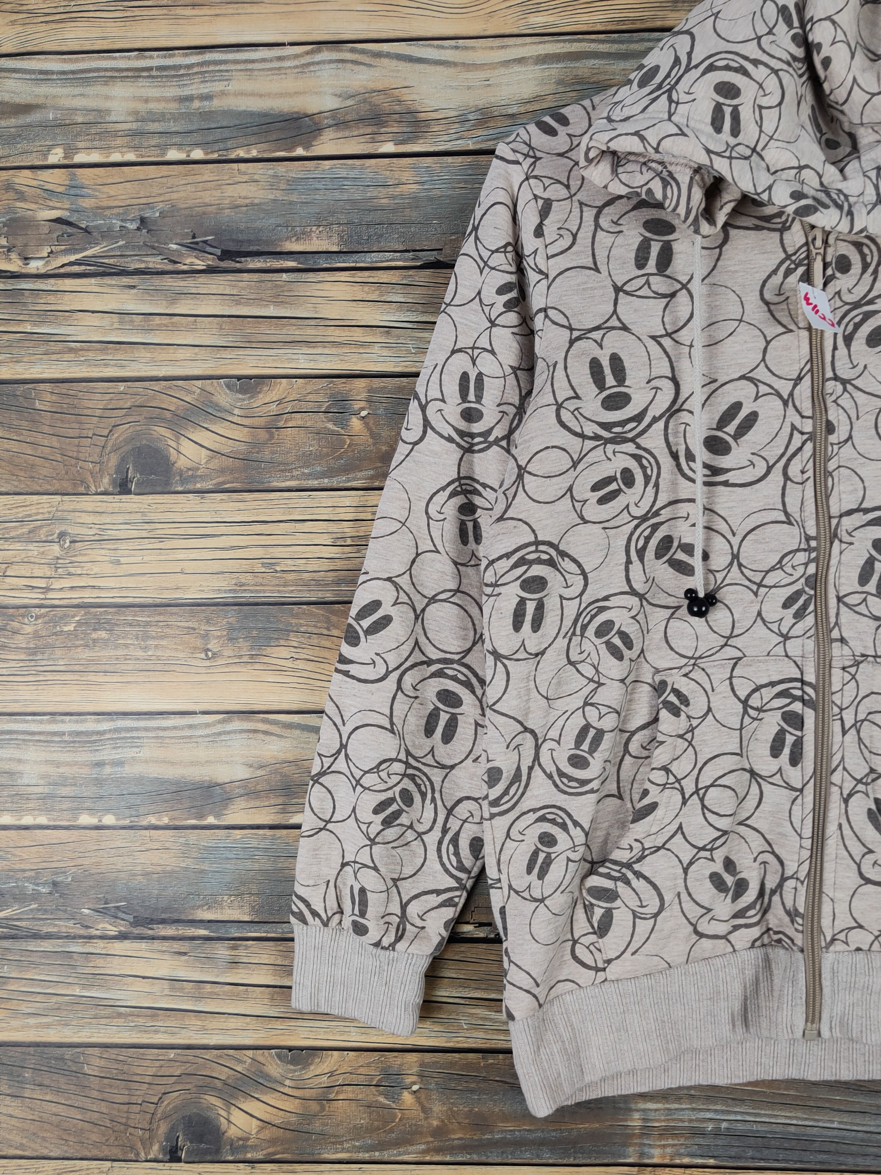 Disney × Japanese Brand × Mickey Mouse Disney Brown Mickey & Minnie Hoodie Sweatshirts #W111122 Size M / US 6-8 / IT 42-44 - 3 Thumbnail