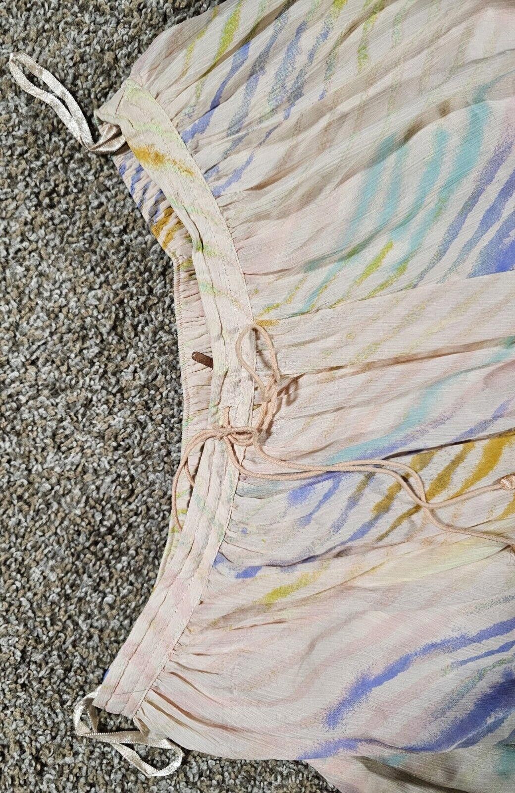 Free People free people long drawstring Tie skirt Medium Size 32" / US 10 / IT 46 - 2 Thumbnail