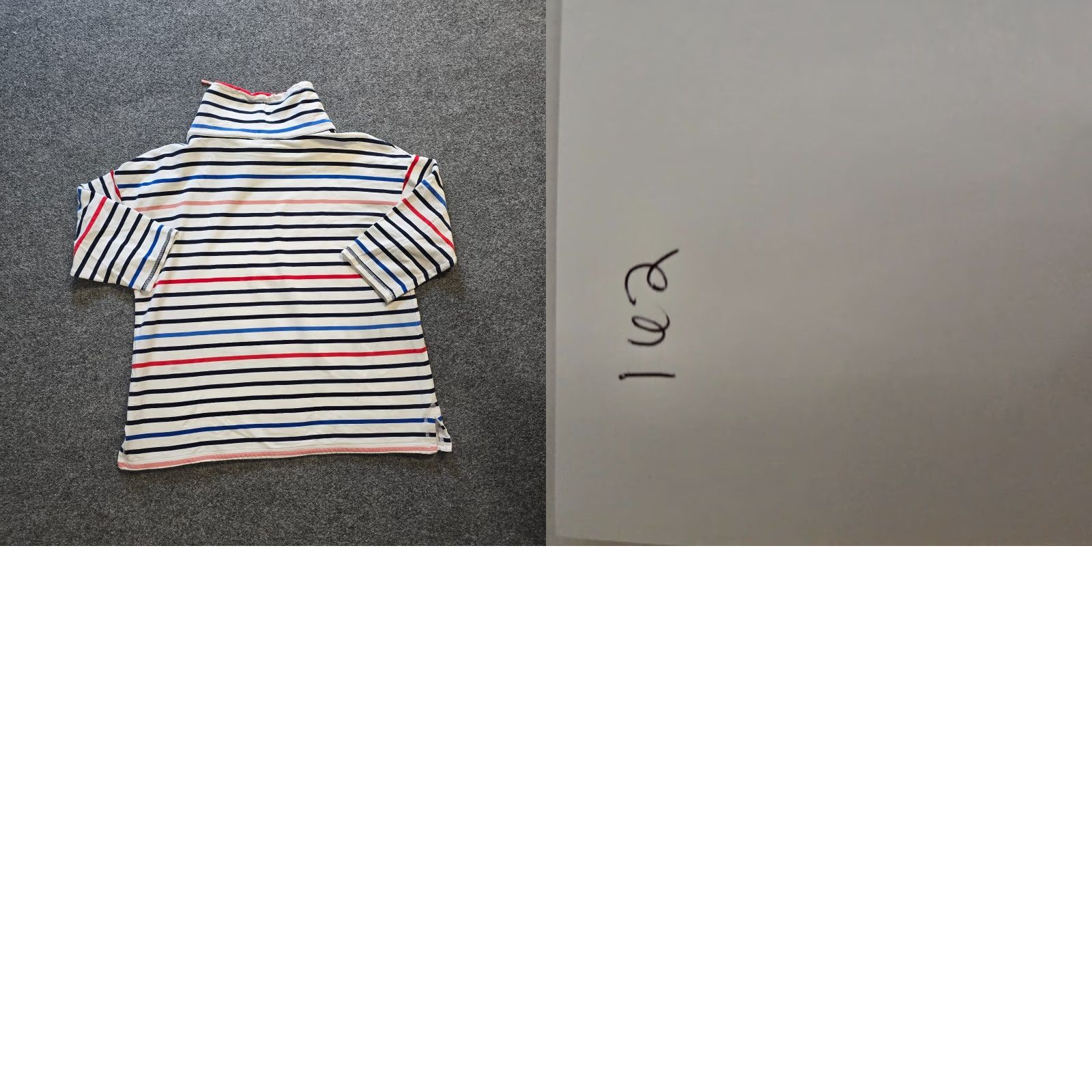 Talbots Talbots Sweater Womens XL Petite White Striped Cowl Neck Knit Long Sleeve Casual Pullover Winter Womens Size XL / US 12-14 / IT 48-50 - 8 Thumbnail