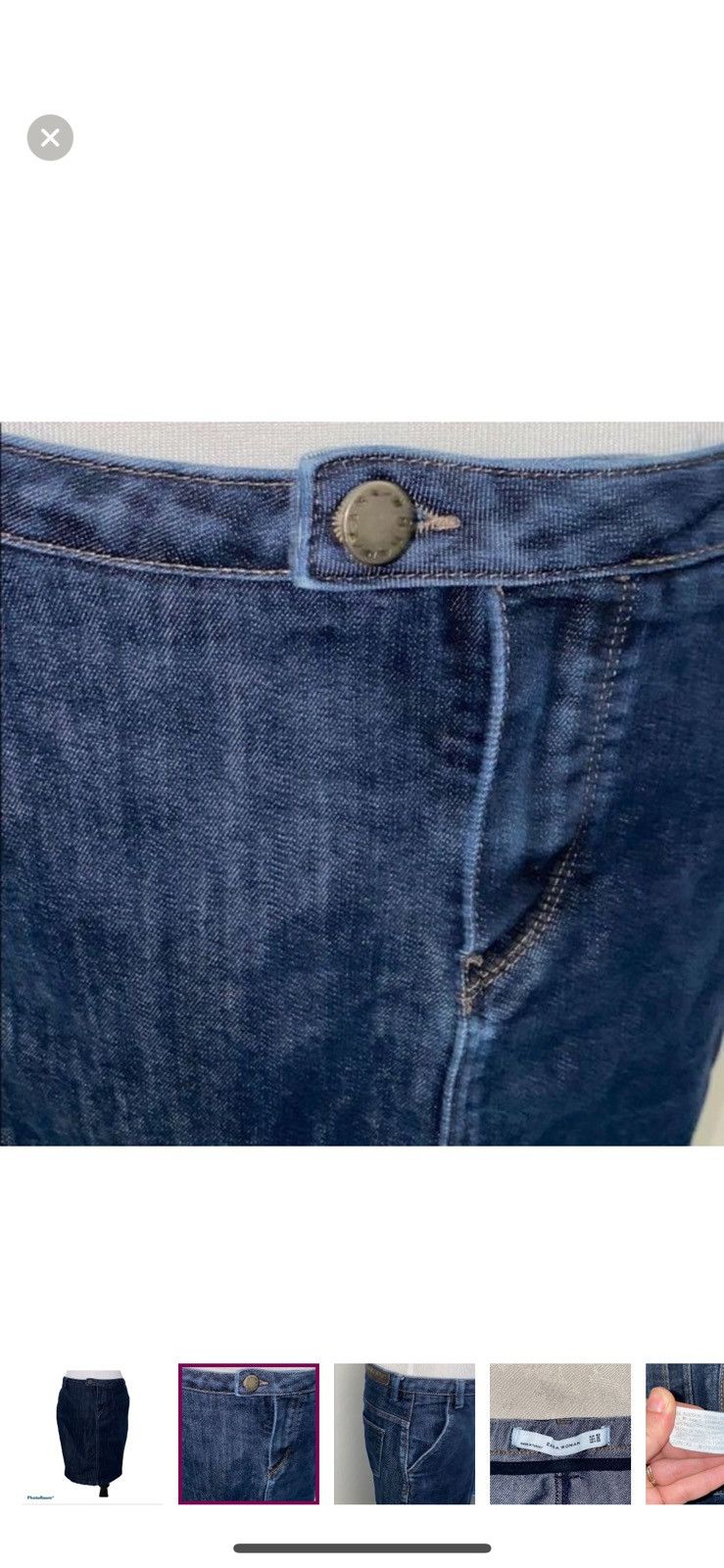 Zara Zara denim pencil skirt size 10 Size 32" / US 10 / IT 46 - 4 Thumbnail