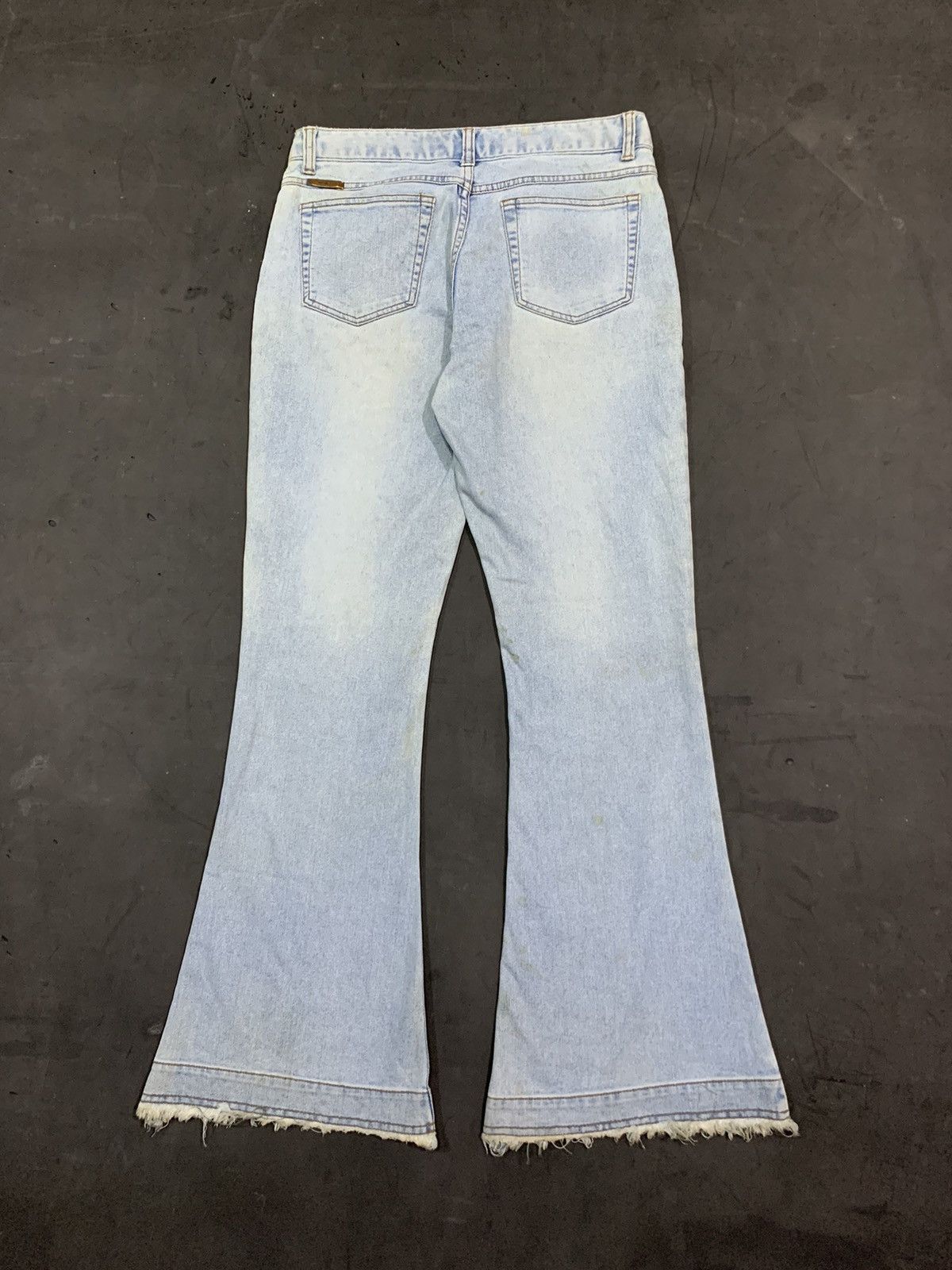 If Six Was Nine 🖤BLACKFRIDAY🖤Denim jambangee flared jeans tornado style Size US 30 / EU 46 - 2 Thumbnail