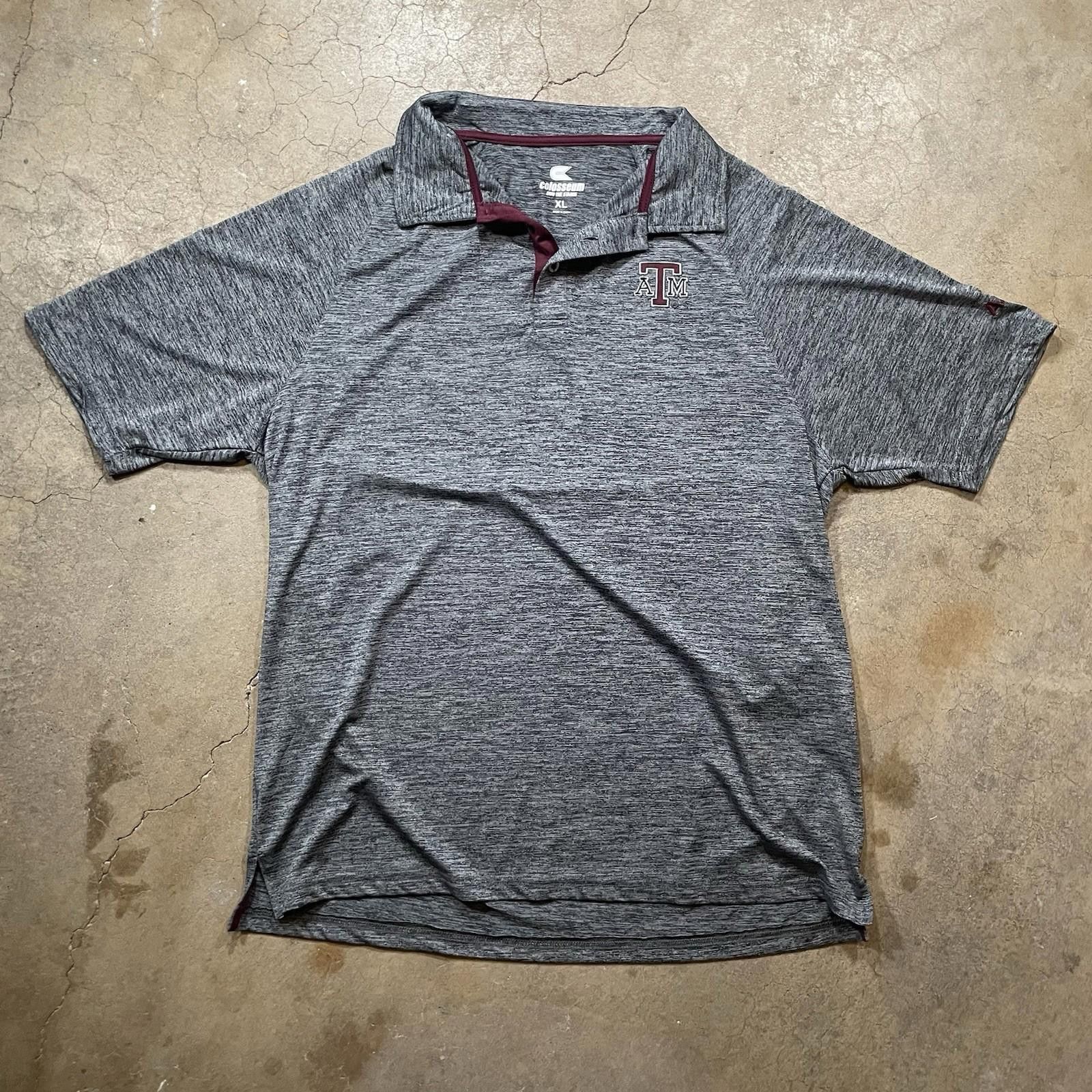Colosseum Athletics Colosseum Own The Stands Polo Texas A&M Short Sleeve Size ONE SIZE - 1 Thumbnail