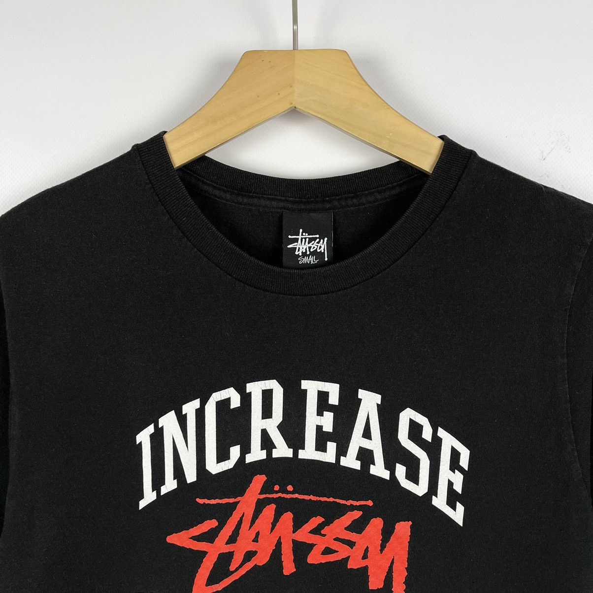 Stussy Vintage Stussy y2k Increase The Pease big logo tee 90’s Size US S / EU 44-46 / 1 - 2 Thumbnail