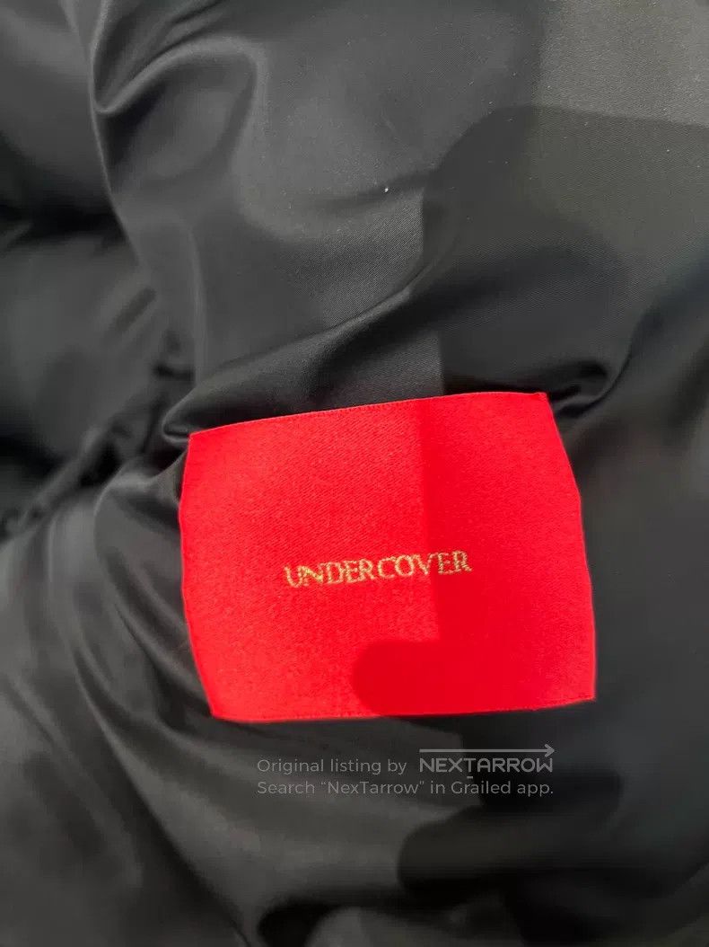 Undercover Undercover Down jacket with cowhide‑patched sleeves| Size US S / EU 44-46 / 1 - 8 Thumbnail