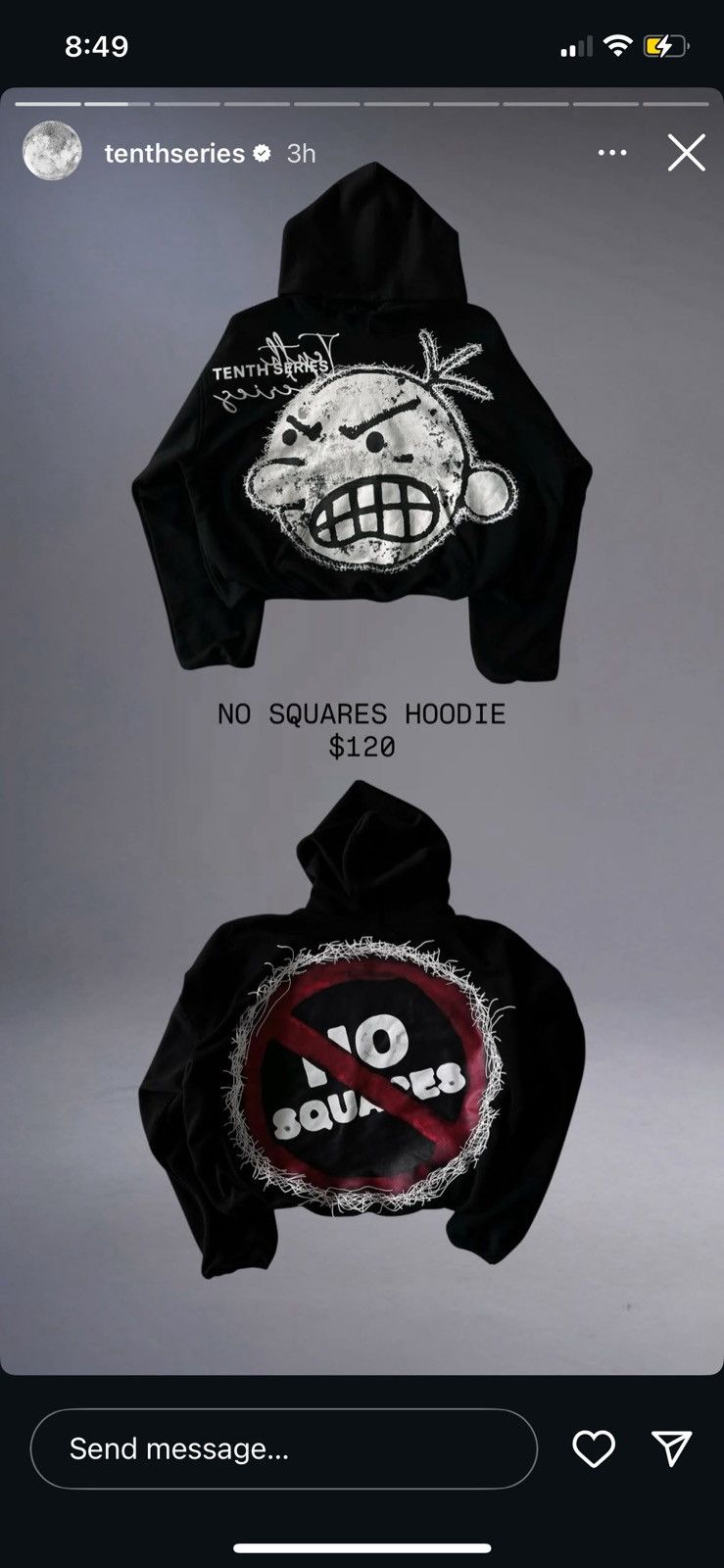 No Squares hoodies Tenth series