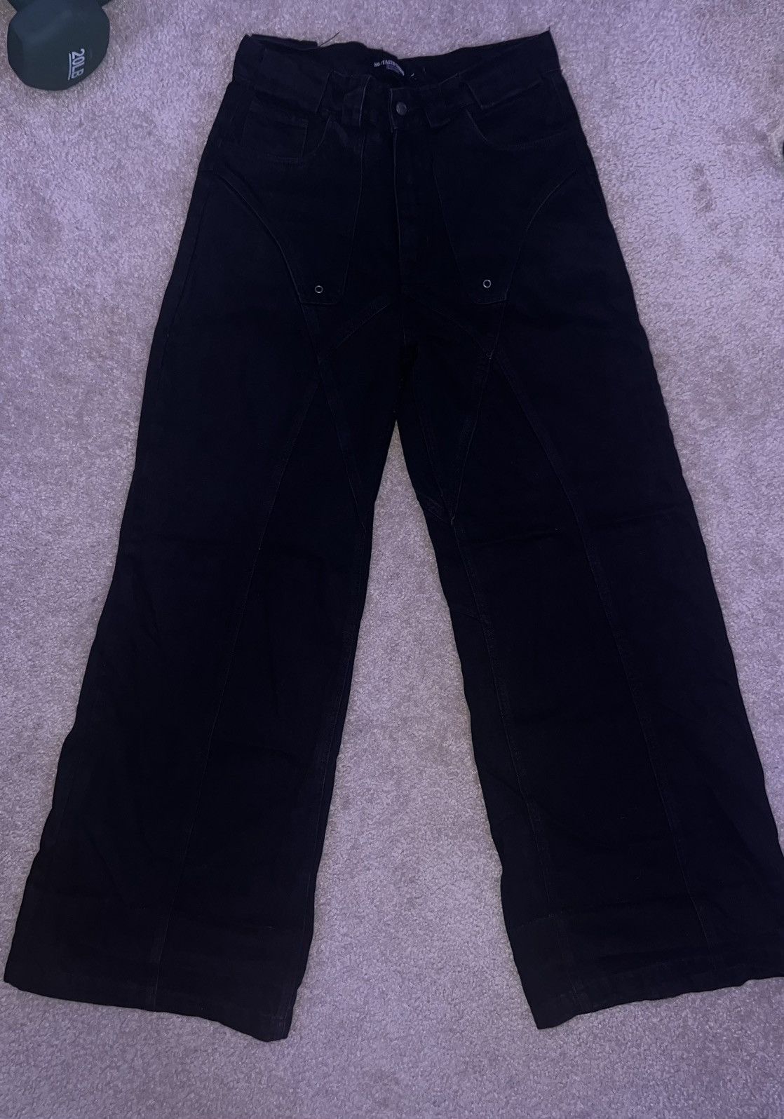 No Faith Studios No Faith Studios Black Dune Denim Size US 32 / EU 48 - 6 Thumbnail