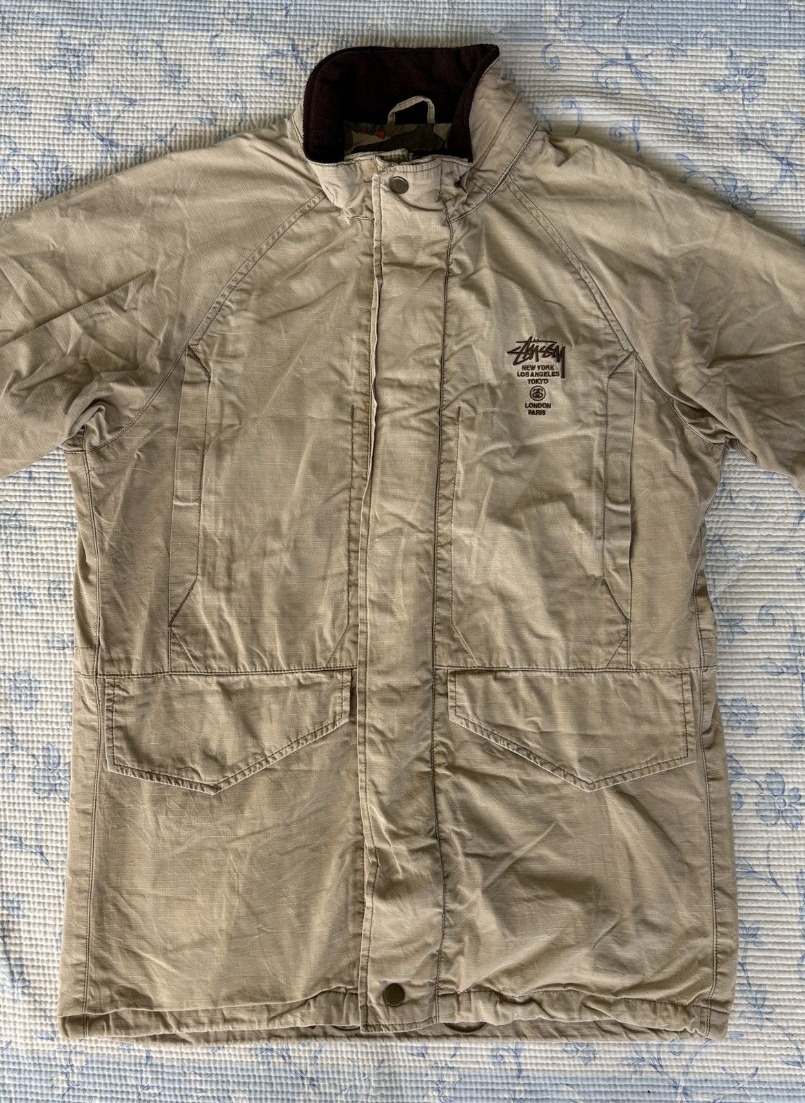 Stussy Stussy New York Tokyo Camouflage Inner Parka Jacket Size US S / EU 44-46 / 1 - 4 Thumbnail