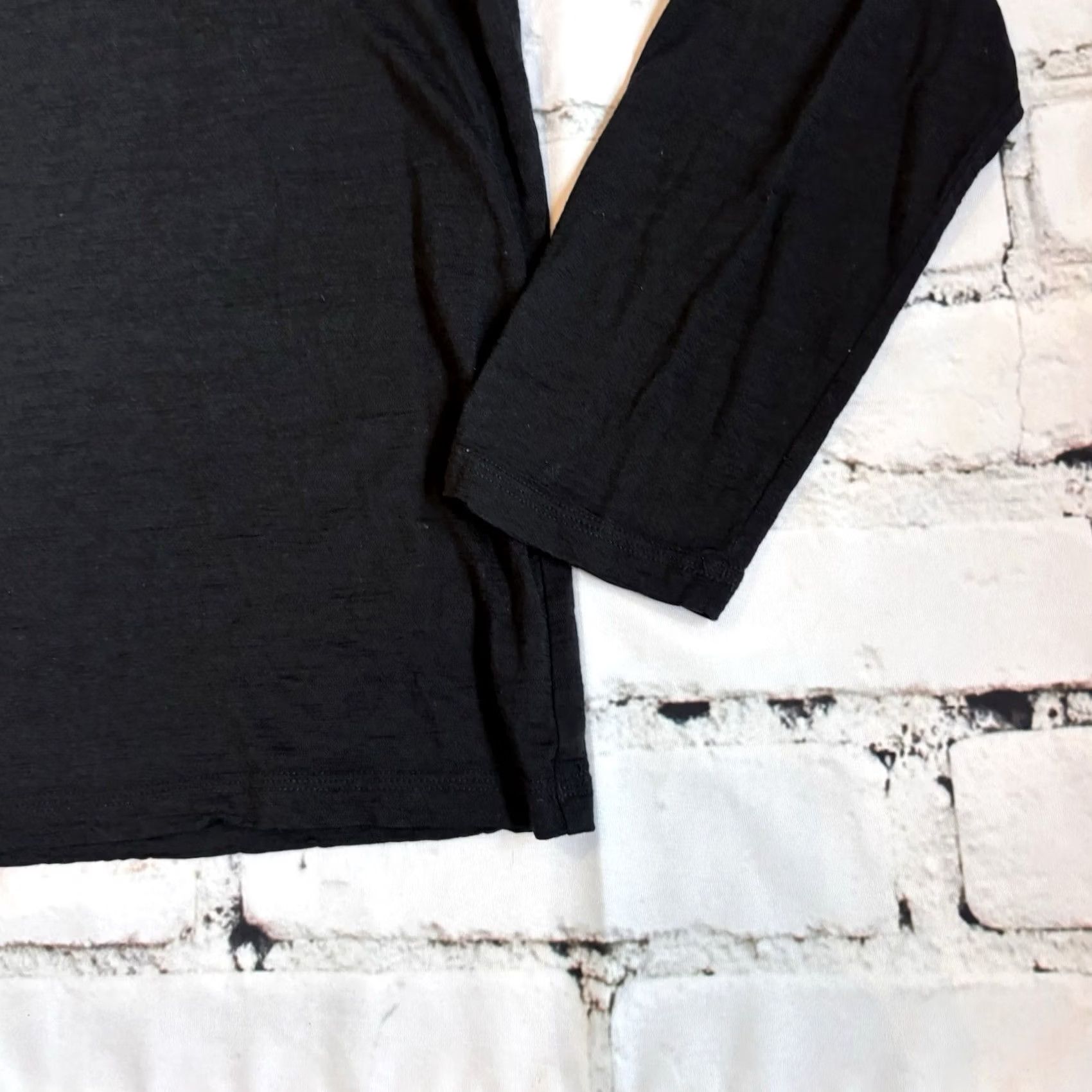 Icebreaker VINTAGE Icebreaker Men 100% Merino Wool Black Long Sleeve Shirt L Size US L / EU 52-54 / 3 - 3 Thumbnail