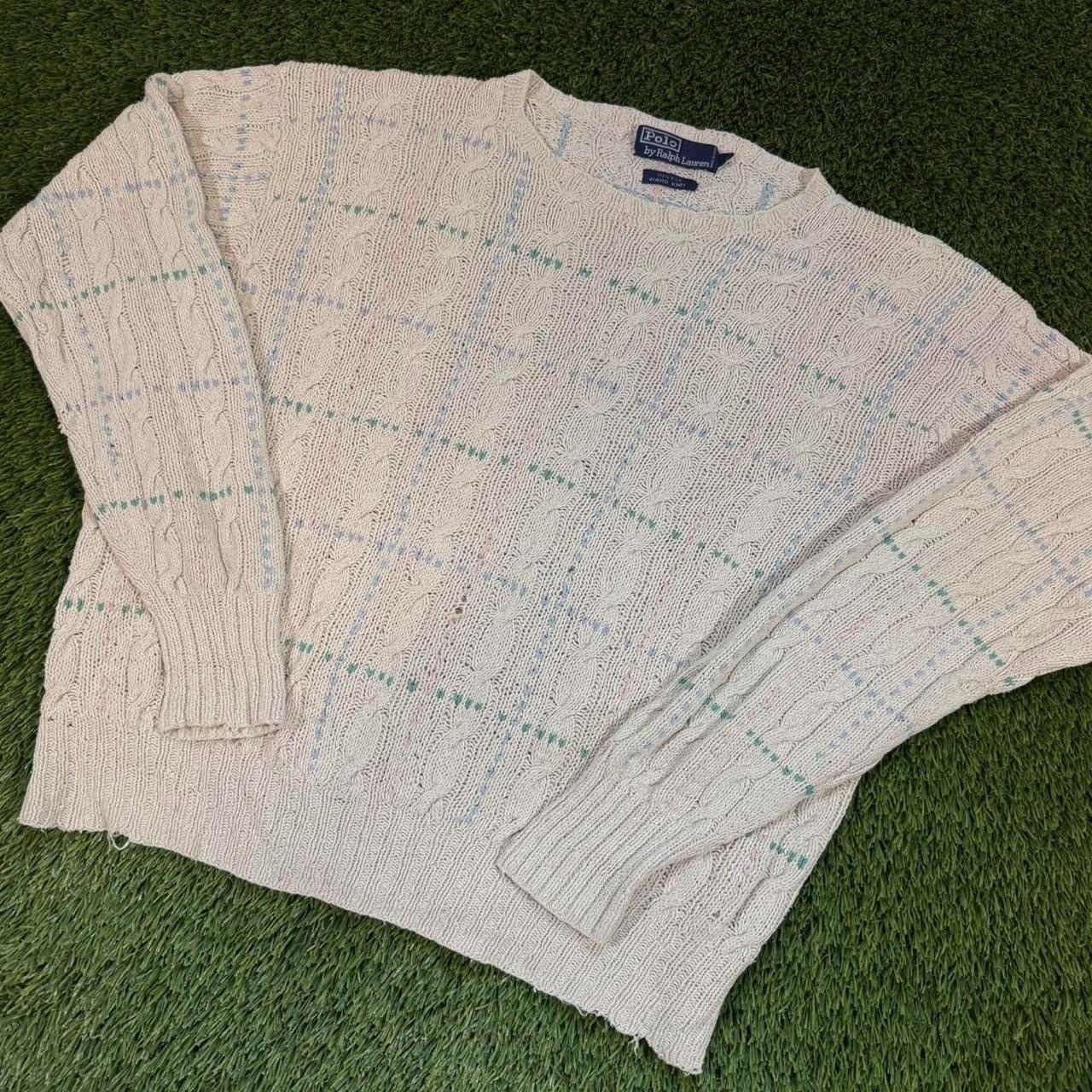 Polo Ralph Lauren Vintage Preppy Polo Ralph Lauren cable knit grandma sweater Size M / US 6-8 / IT 42-44 - 2 Thumbnail