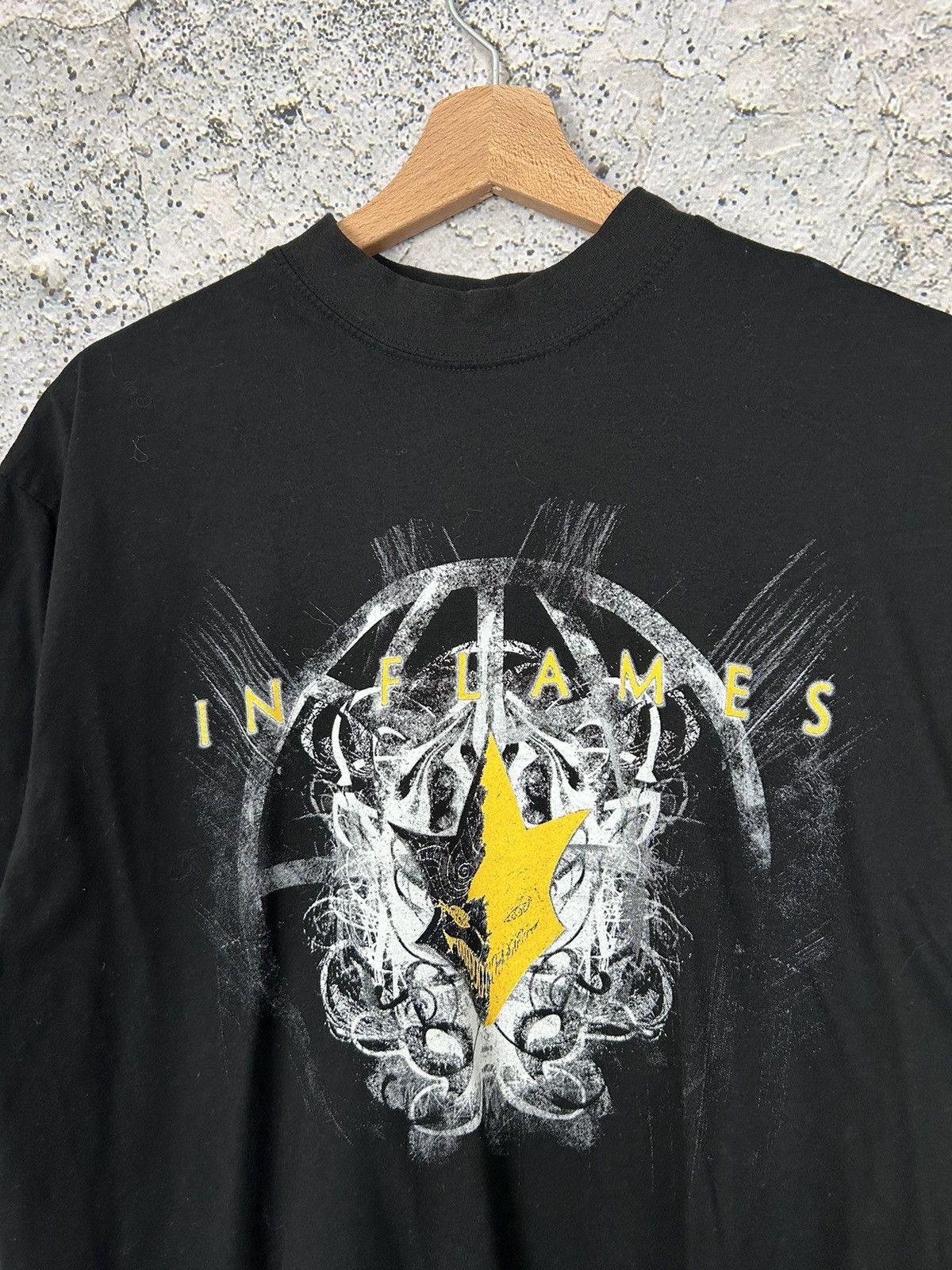 Band Tees Vintage In Flames Rock Band Tee Metal Grunge Punk Y2K Size US M / EU 48-50 / 2 - 3 Thumbnail