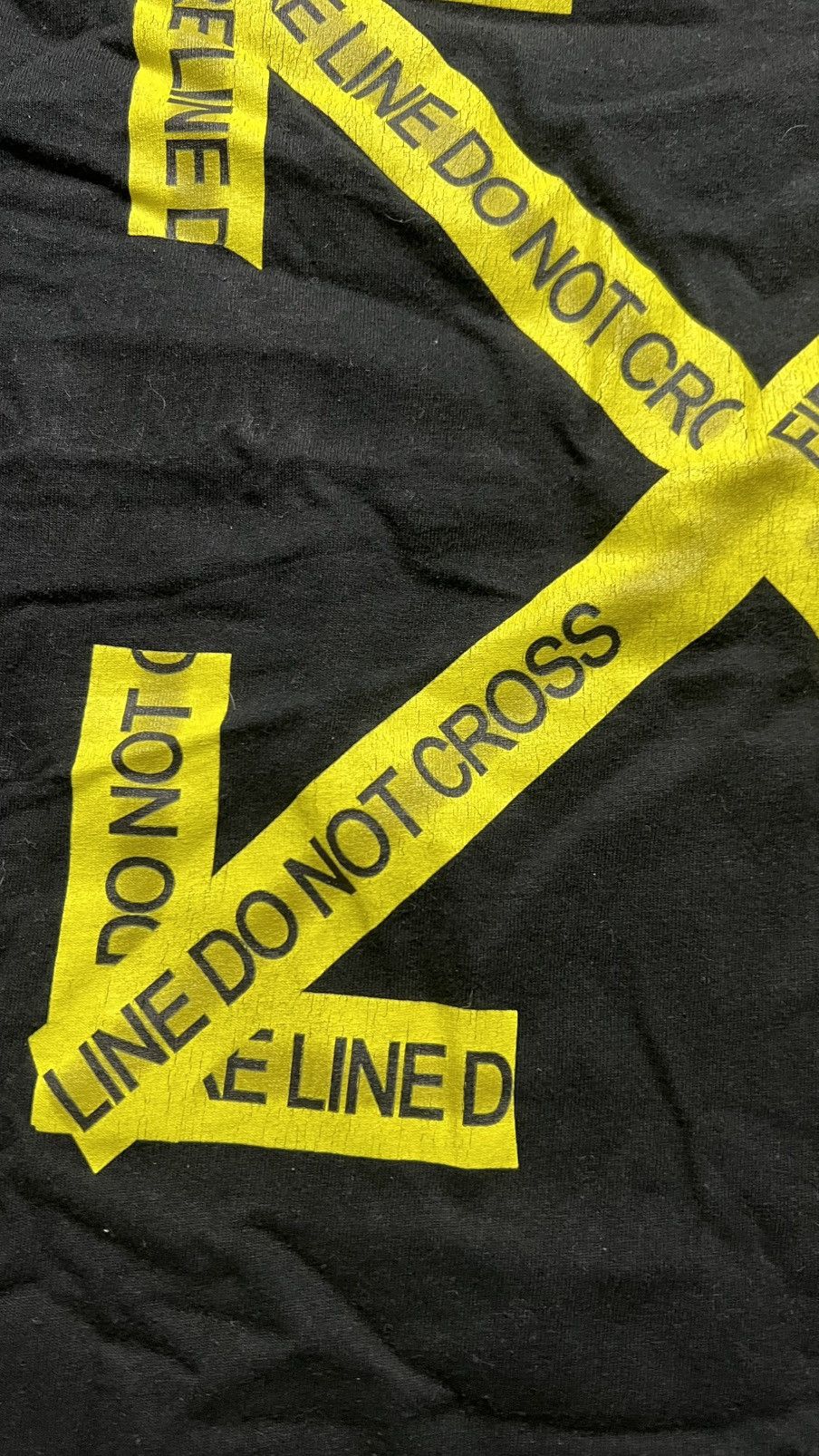 Off-White Off white temperature caution tape dont cross line t shirt Size US M / EU 48-50 / 2 - 15 Thumbnail