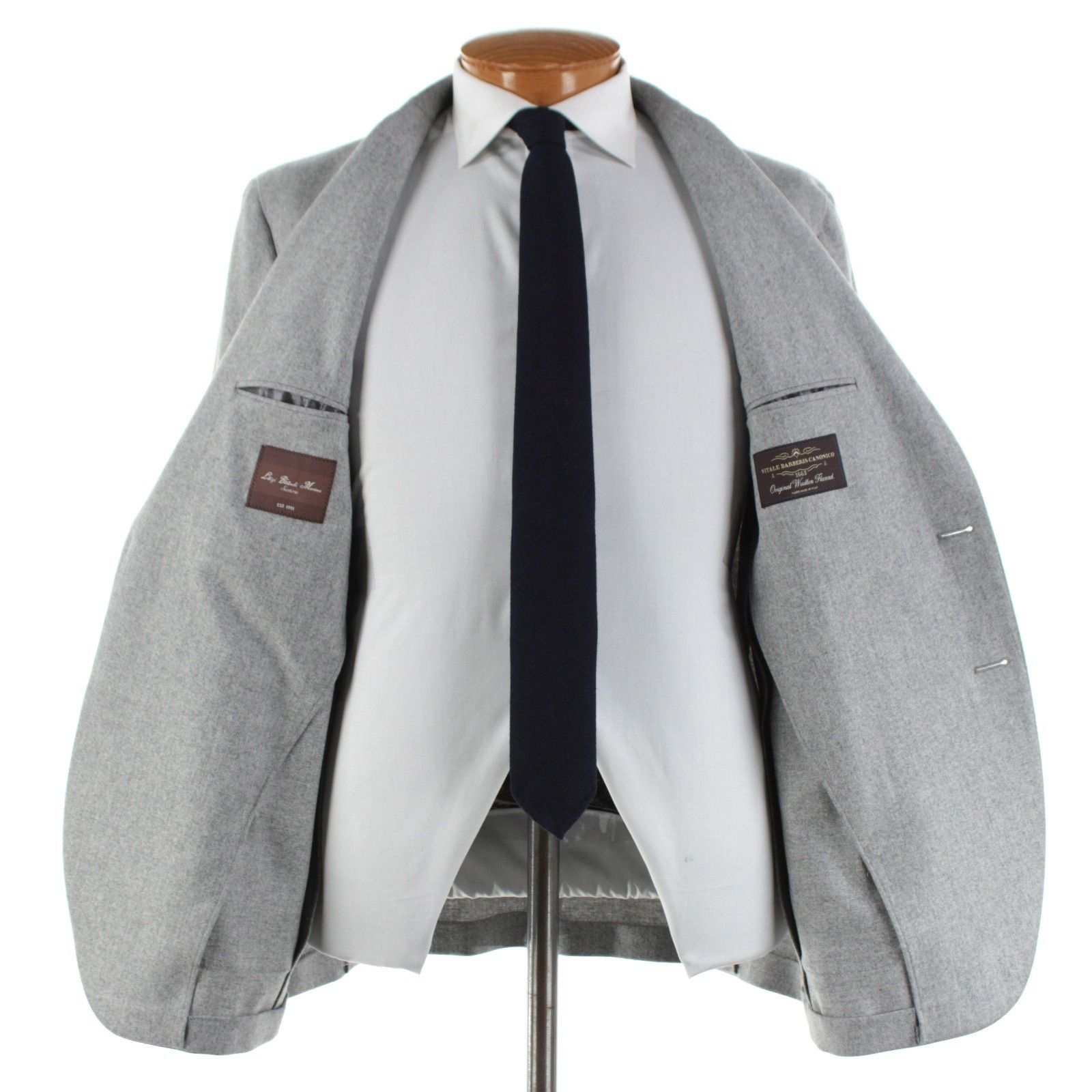 Luigi Bianchi Luigi Bianchi Mantova Sport Coat Size 44 Regular US in Gray Size 44R - 7 Thumbnail