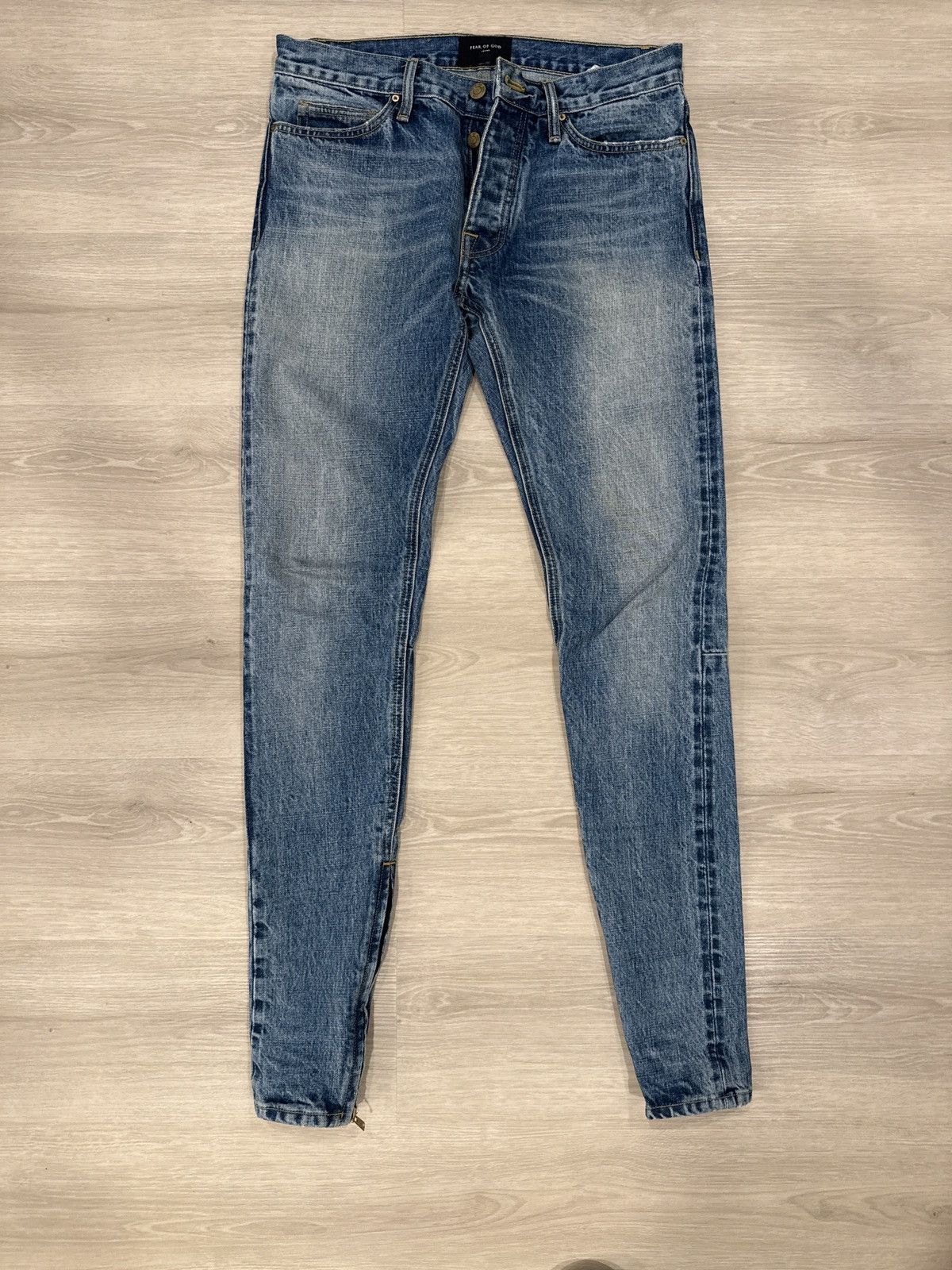 Fear of God Vintage Fear of God Selvedge Skinny Jeans Size US 31 - 1 Thumbnail