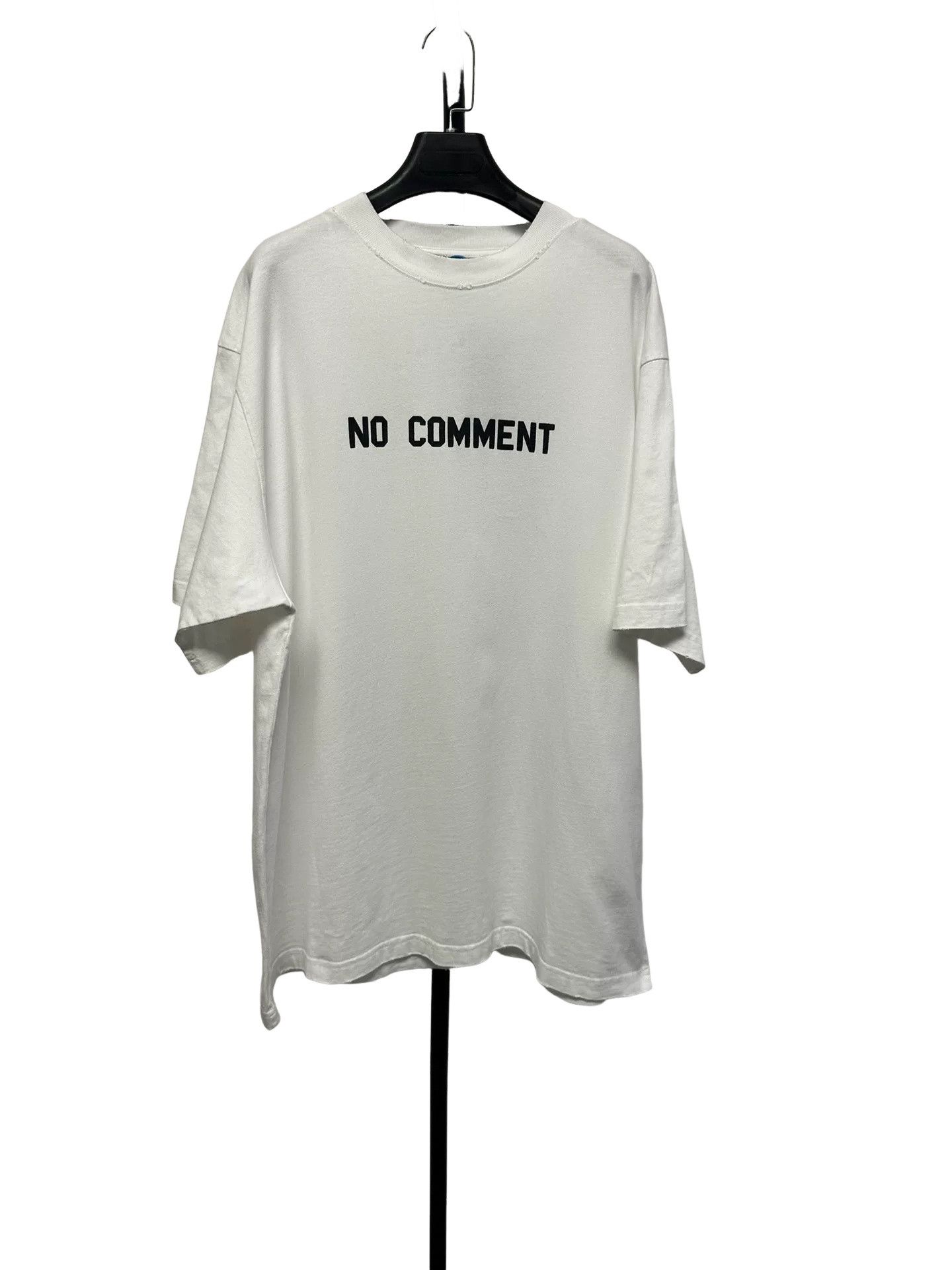 Balenciaga Balenciaga No Comment Print T-Shirt US XXS Size US XXS / EU 40 - 1 Thumbnail