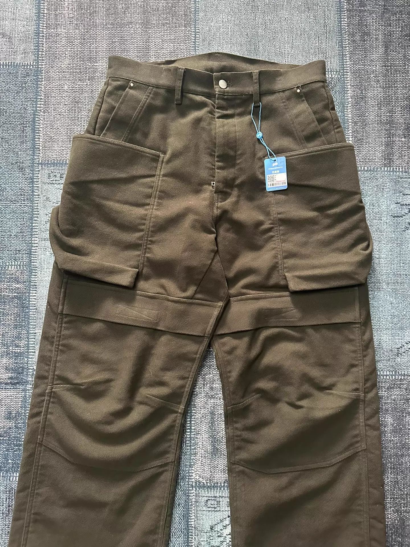 Rick Owens Rick Owens 24FW Stefan Cargo Flared 31 Near Mint Size US 31 - 2 Thumbnail