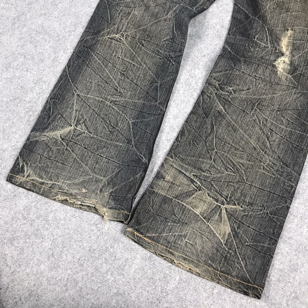 Japanese Brand × Le Grande Bleu (L.G.B.) DISTRESSED STYLE FLARE JENAS SEMANTICDESIGN BOOT CUT PANTS Size US 33 - 10 Thumbnail