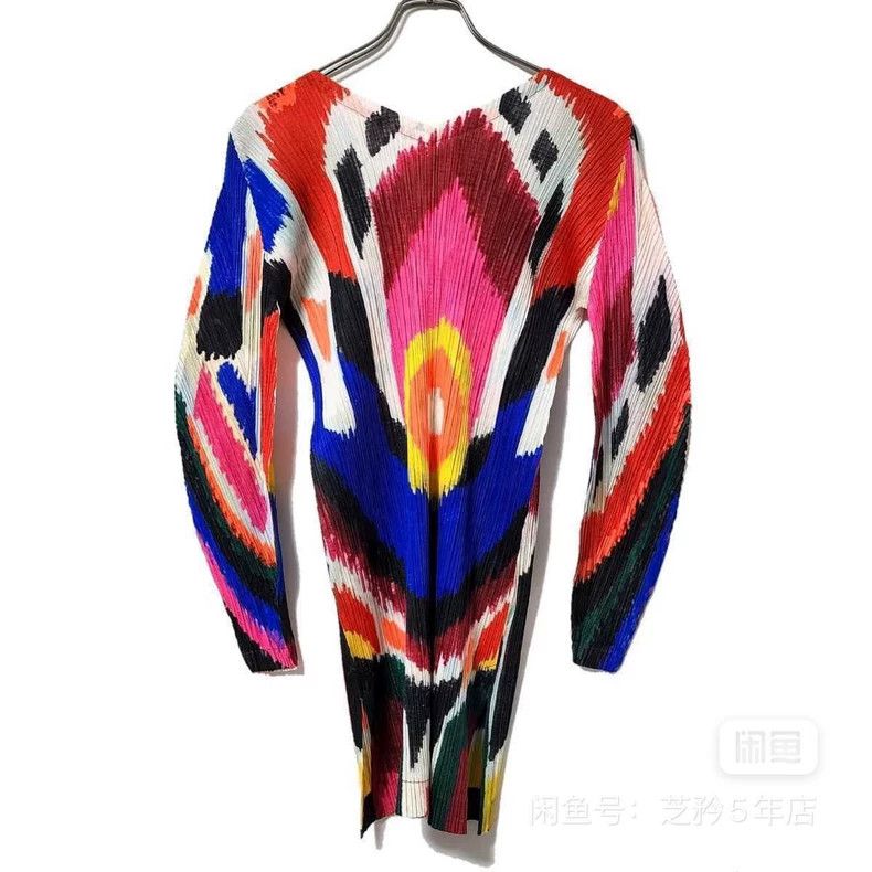 Issey Miyake Issey Miyake size:3 Black and pink two-tone top with long Size XXS / US 00 / IT 34 - 3 Thumbnail