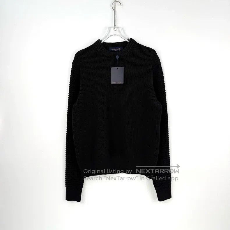 Louis Vuitton Louis Vuitton Black embroidered monogram logo sweater Size US S / EU 44-46 / 1 - 3 Thumbnail