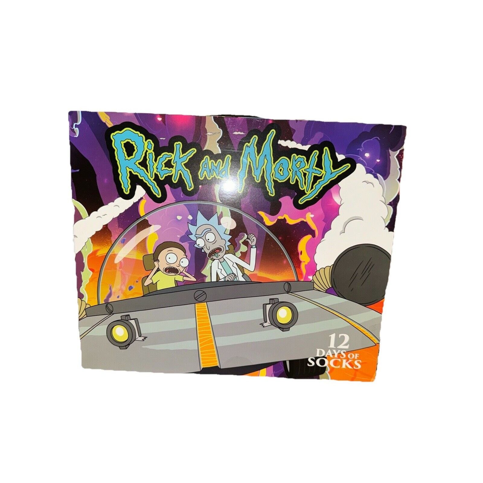 The Unbranded Brand Rick and Morty Christmas Advent 12 Socks 4crew 8 Low Cut Size ONE SIZE - 7 Thumbnail