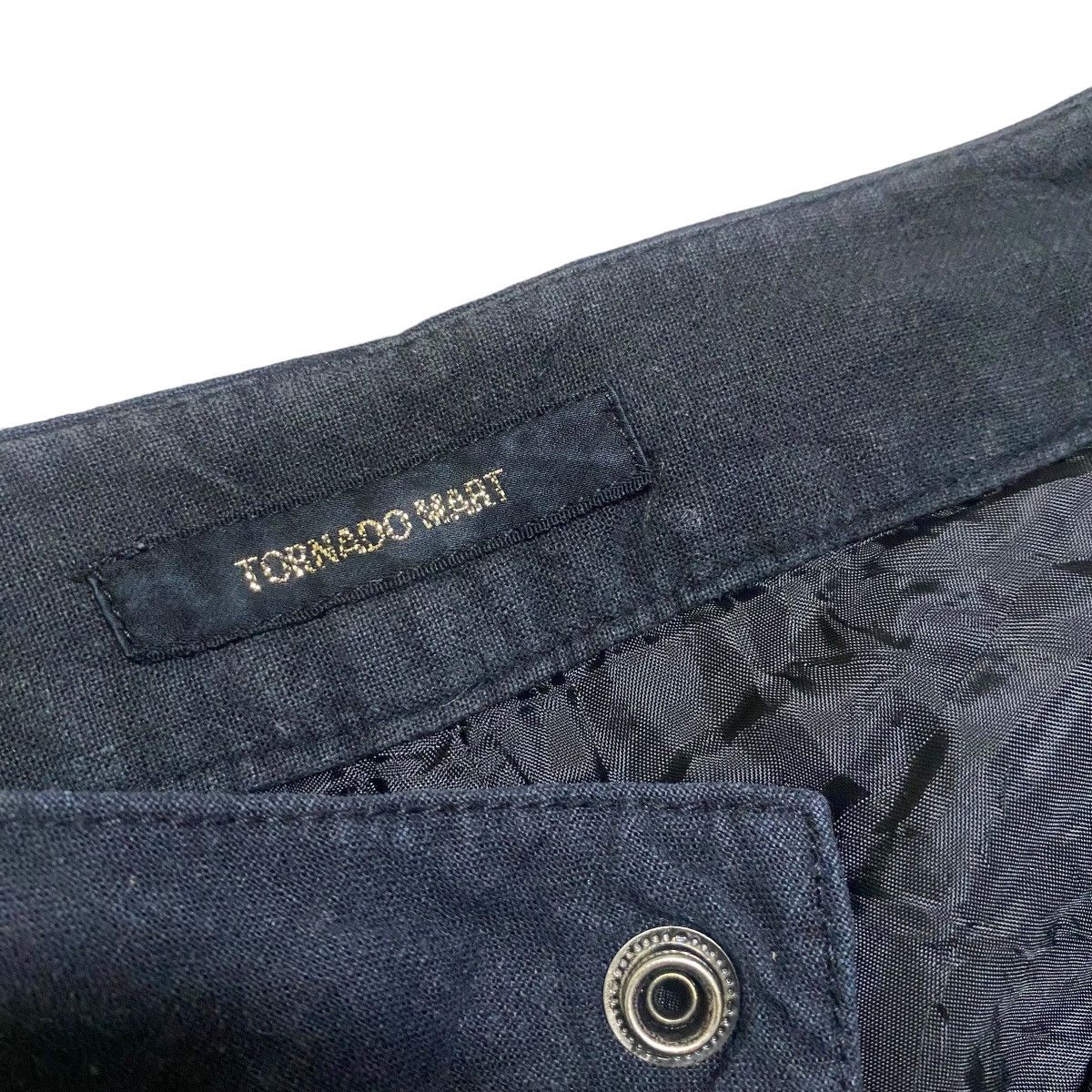 Tornado Mart Vintage Tornado Mart Flare Pants Linen Size 29" - 15 Thumbnail