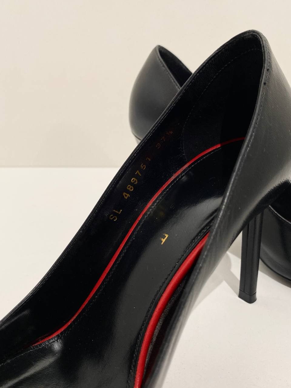 Saint Laurent Paris Saint Laurent Paris Anja Opium Leather Pointed Pumps Heels Size US 6.5 / IT 36.5 - 6 Thumbnail