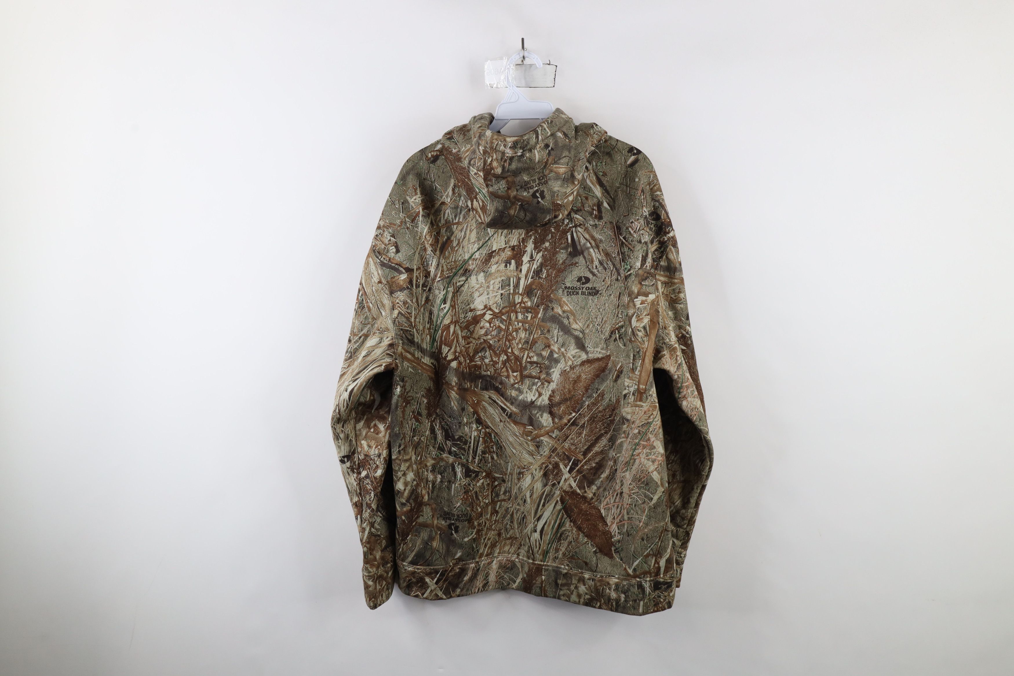 Under Armour × Vintage Under Armour Blind Mossy Oak Camouflage Hoodie Sweatshirt Size US L / EU 52-54 / 3 - 12 Thumbnail