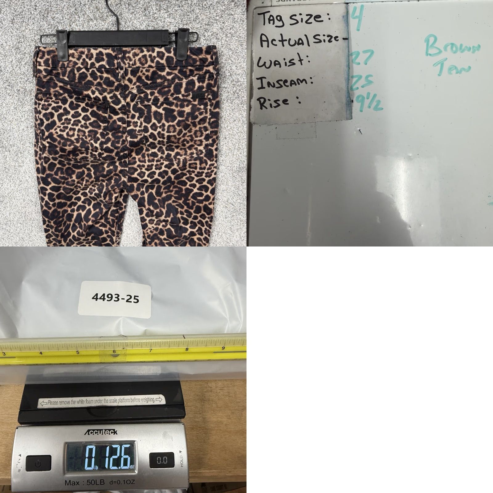 7 For All Mankind Jen7 Jeans Sz 4 Leopard Print Ankle Skinny Mob Wife Y2K Edgy Rock Chic Statement Pants Women Regular Size 4 Brown Lion Print 7 For All Mankind Size 27" / US 4 / IT 40 - 9 Thumbnail