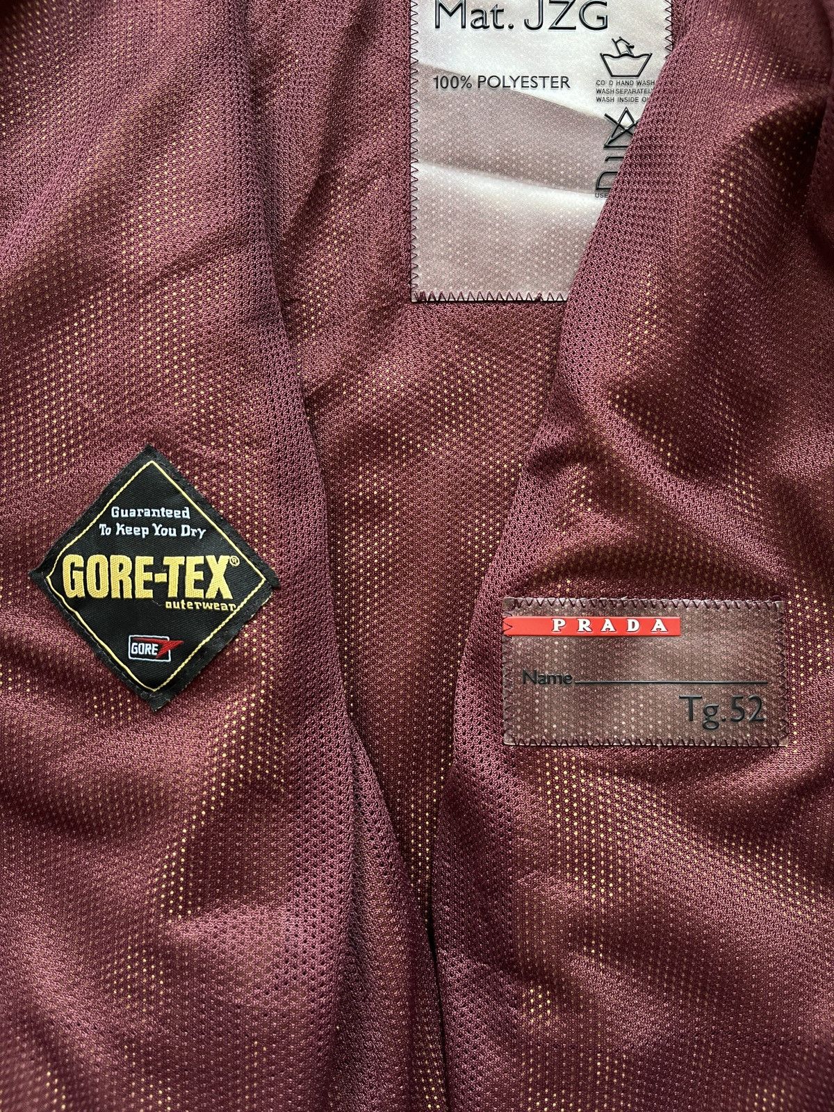 00’s Prada Sport Gore-tex Navy Blue Jacket
