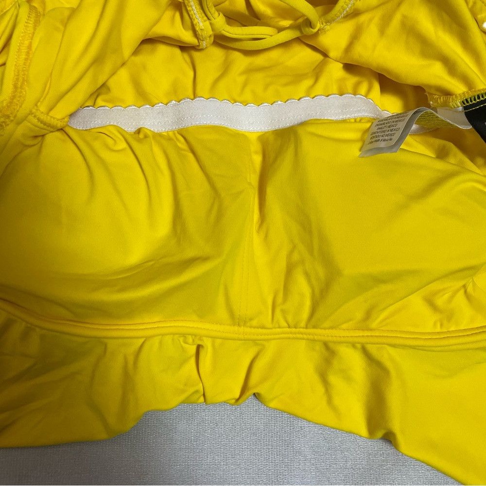 Other NWT New La Blanca Off the Shoulder One-Piece Yellow Swimsui Size S / US 4 / IT 40 - 6 Thumbnail