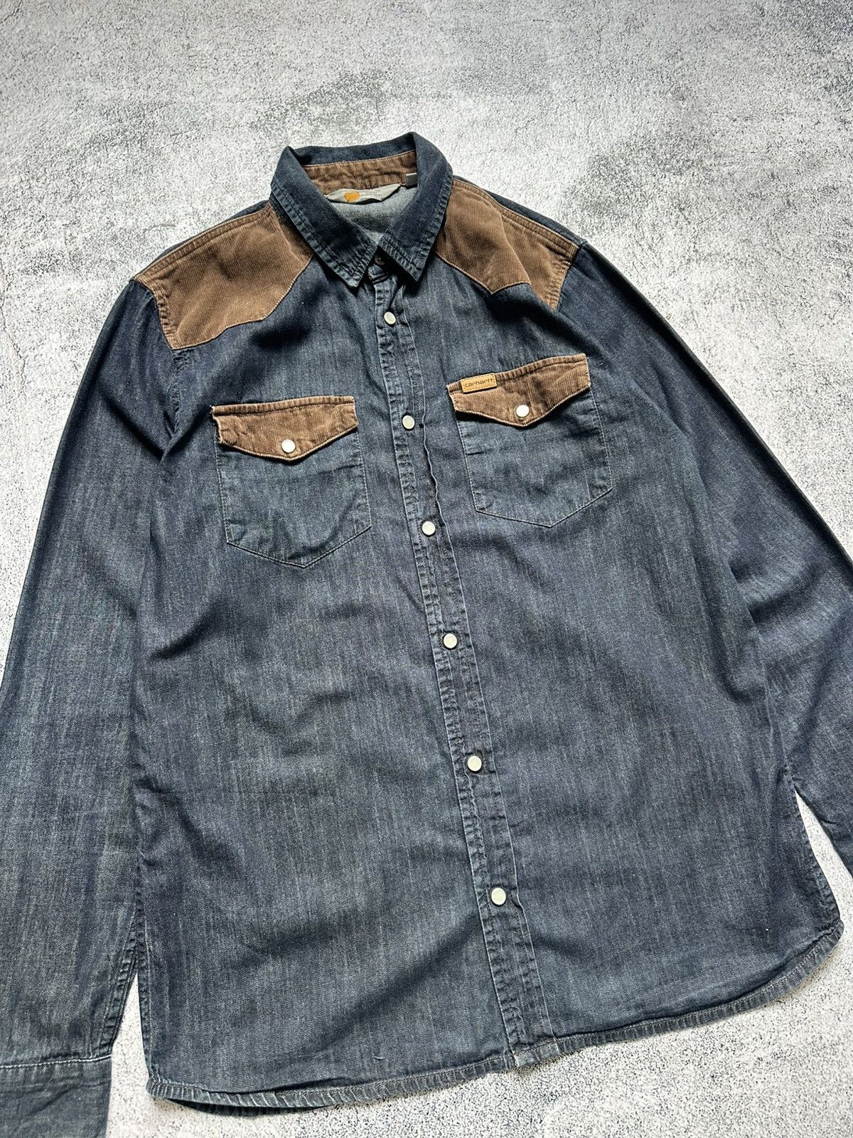 Carhartt Vintage Carhartt WorkWear Shirt Button Size US M / EU 48-50 / 2 - 5 Thumbnail