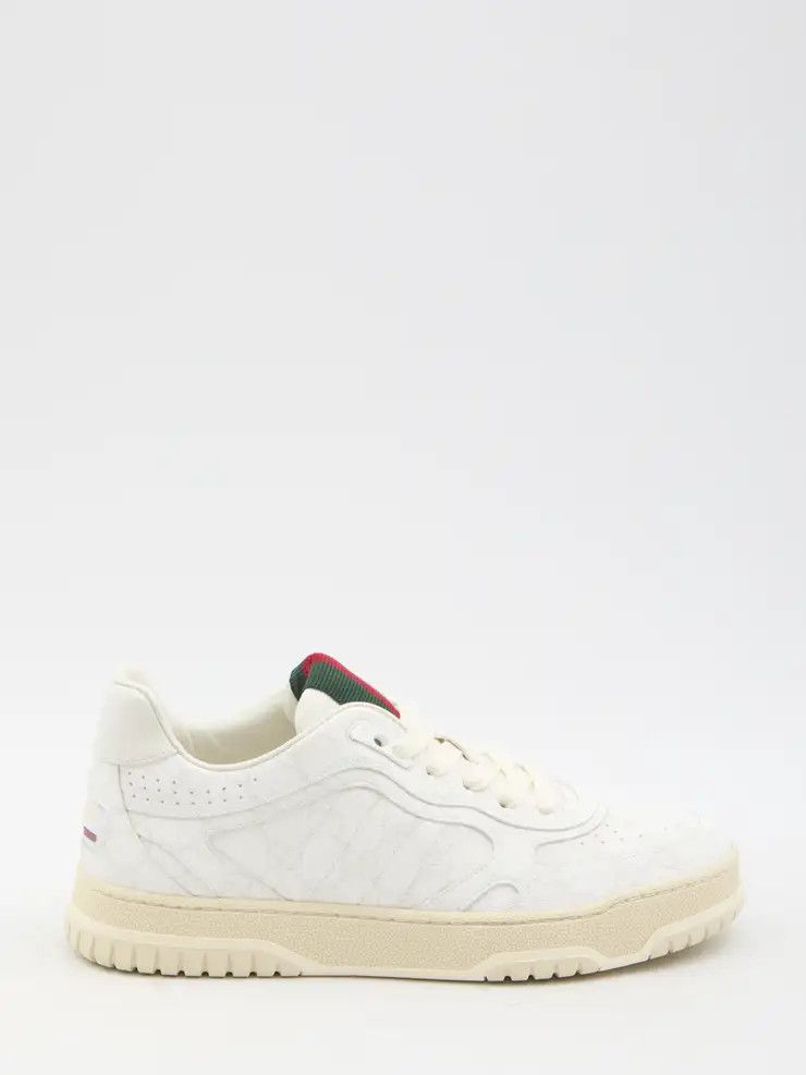 Gucci o1loc1c0426 816818 Women's Gucci Re-Web Sneakers in White Size US 11 / IT 41 - 1 Thumbnail