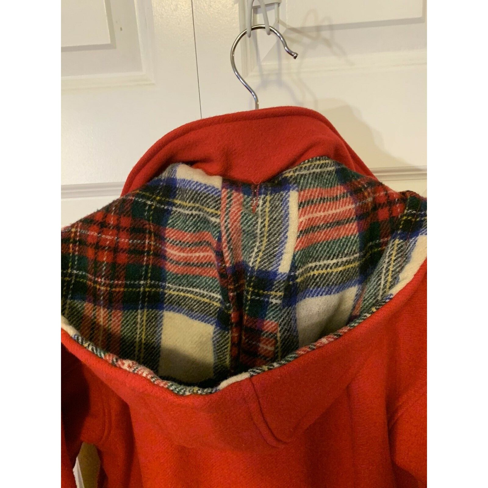 Lands' End Lands End Hooded Wool Parka Toggle Coat Jacket Navy Red Wome Size M / US 6-8 / IT 42-44 - 6 Thumbnail