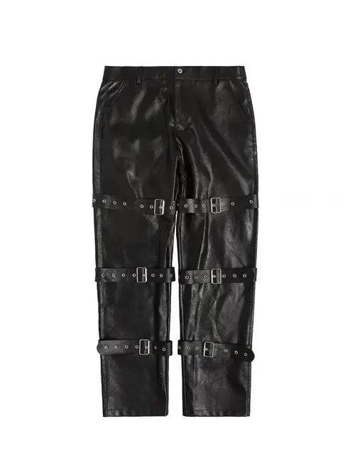 Japanese Brand New Funky Cool Black Tactical Pants Techwear Size US 29 - 2 Thumbnail