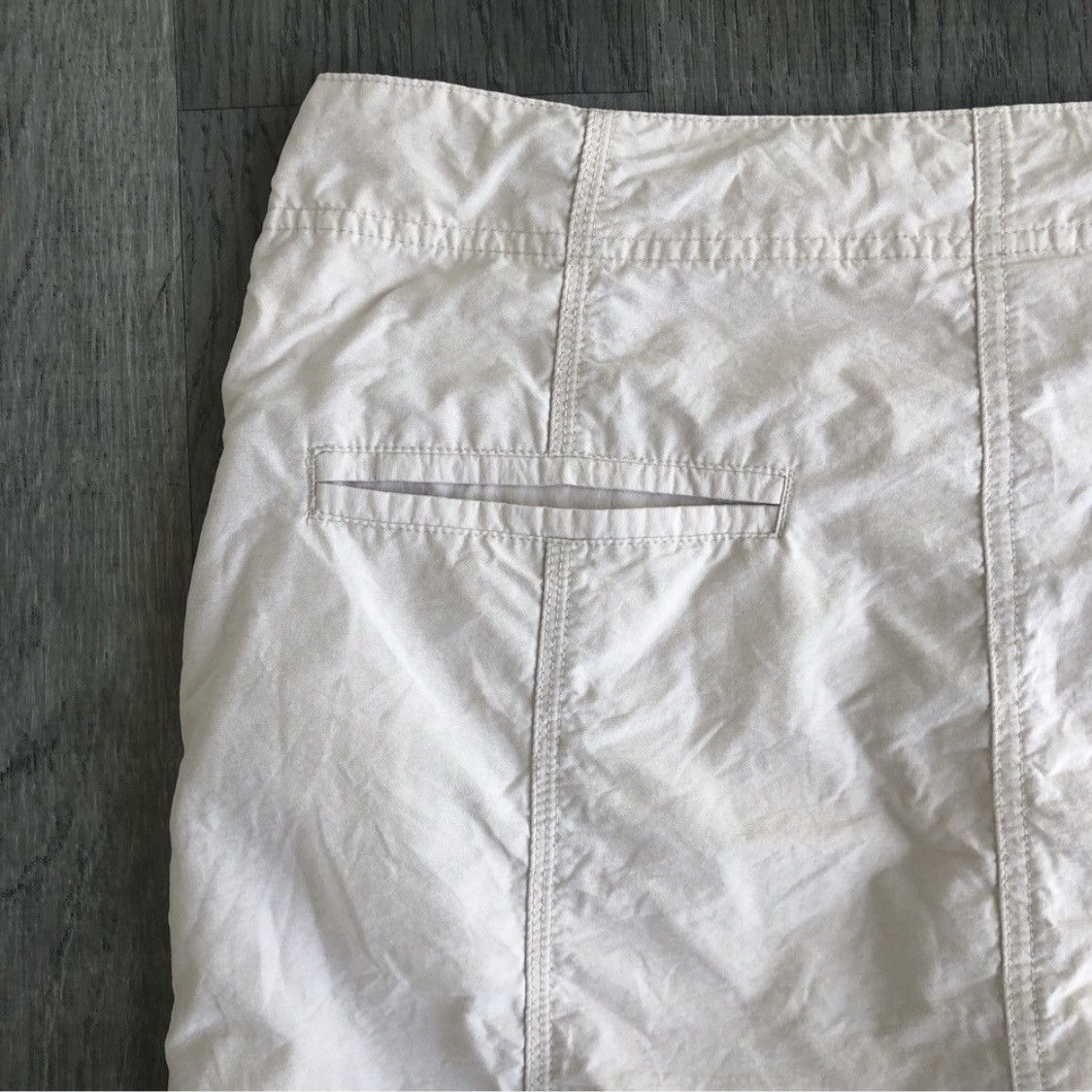 Denver Hayes Cream Cargo Skirt w shorts under layer Size 34" / US 12 / IT 48 - 6 Thumbnail