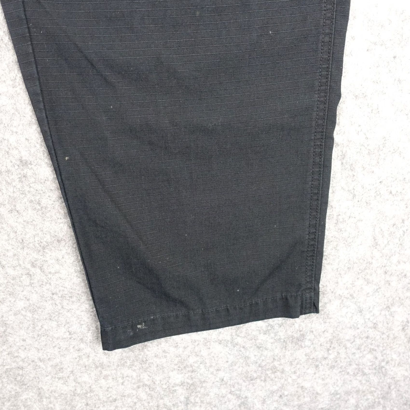 Vintage CQR Cargo Pants Mens 35x29 Black Tactical Workwear Elastic Waist Pockets Utility Pants Straight 29in Inseam Mens Regular Size US 35 - 6 Thumbnail