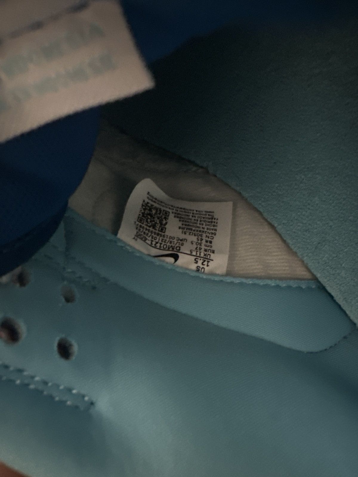 Nike Nike Dunk Blue Argon Size US 12.5 / EU 45-46 - 4 Thumbnail