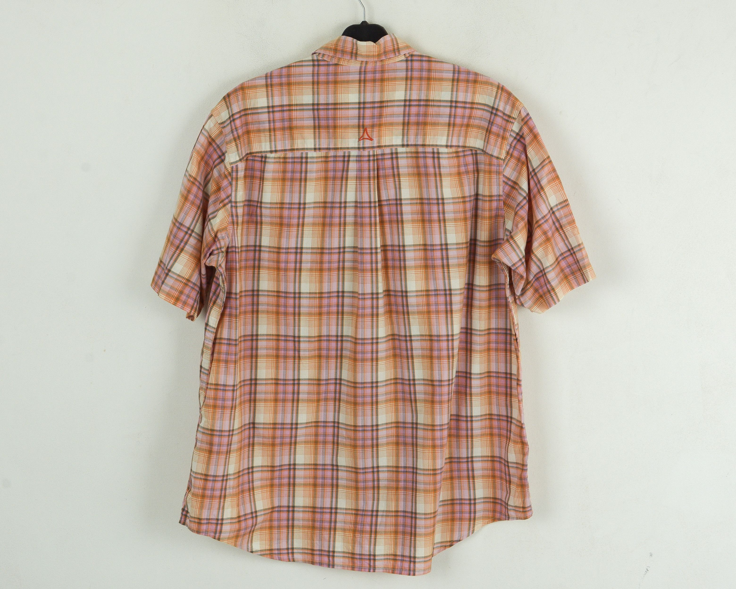Designer × Vintage SCHOFFEL Casual Shirt Checked Short Sleeved Hiking Outdoor Size US XL / EU 56 / 4 - 3 Thumbnail