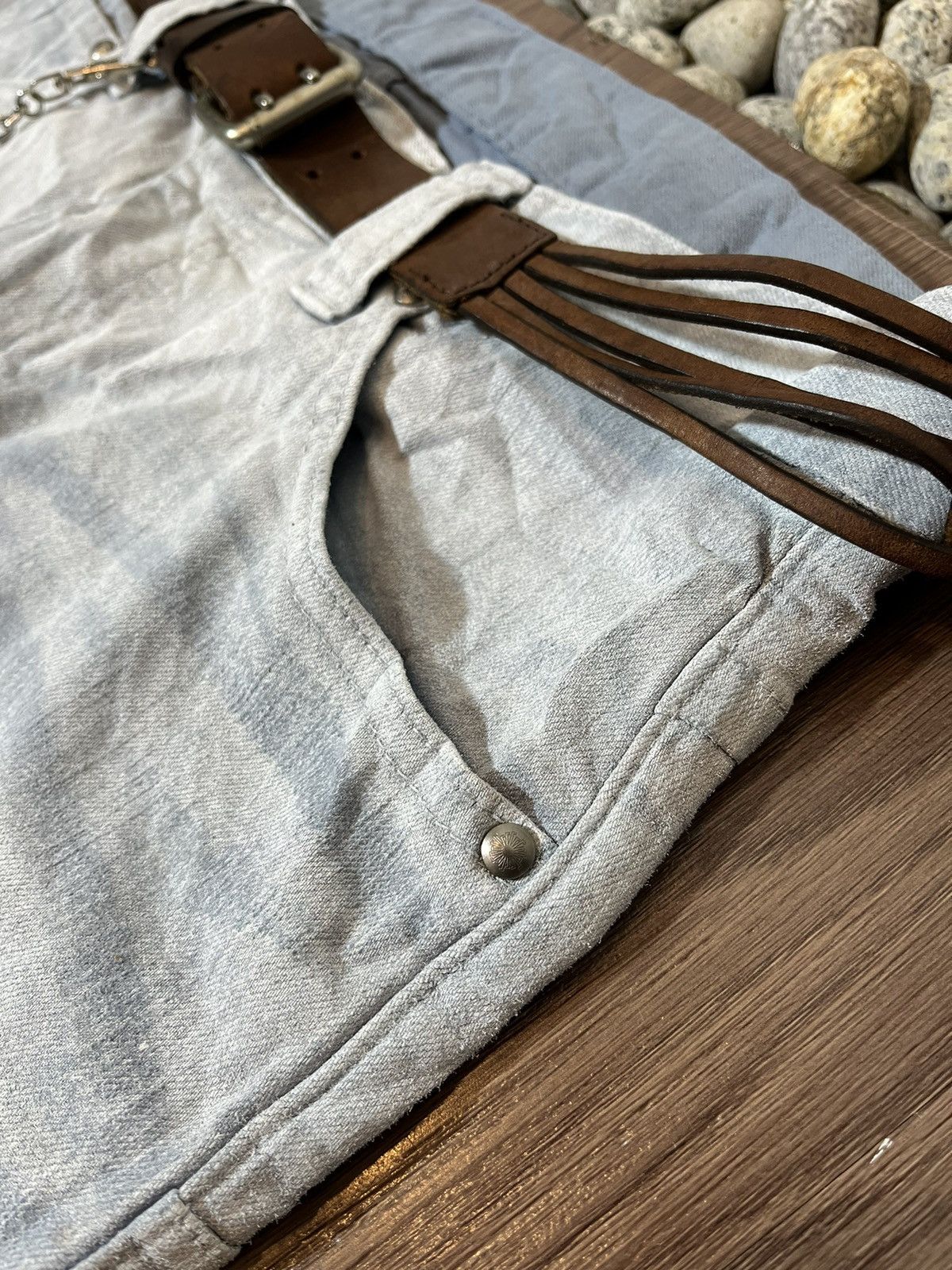 Tornado Mart Zero by Tornado Mart Snowflake Waxed Pants Size US 32 / EU 48 - 8 Thumbnail