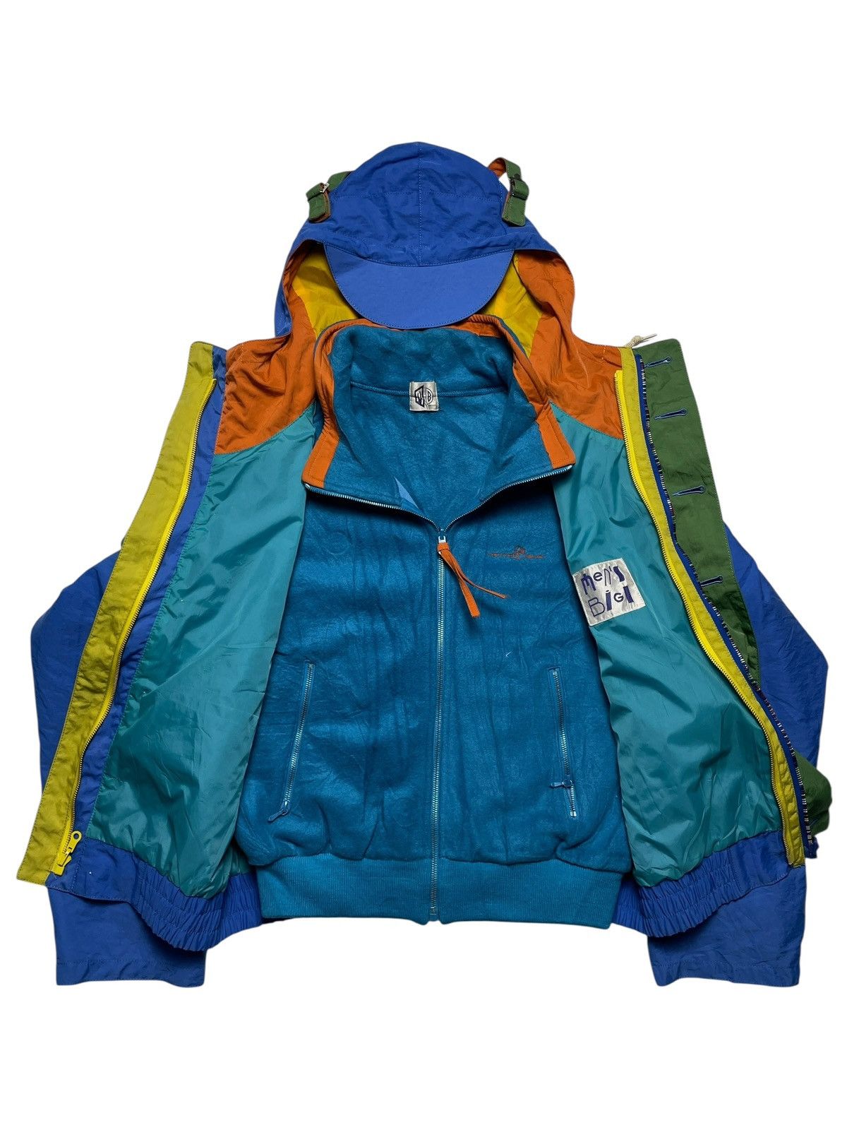 BIGI 1990’sMens Bigi - Riri Zip Survival Technical Outdoor Jacket Size US XL / EU 56 / 4 - 5 Thumbnail