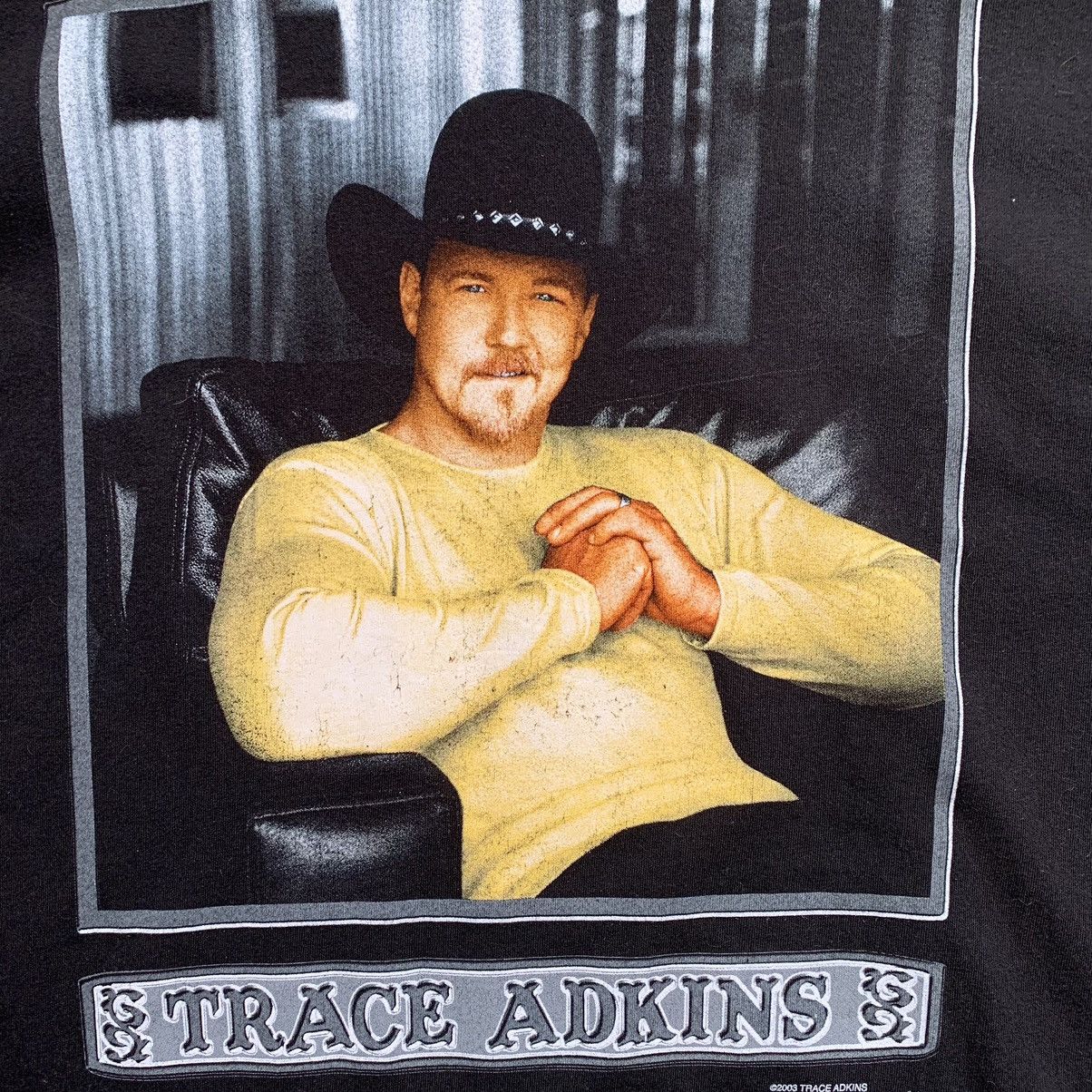 Band Tees × Vintage × Western Rise Vintage 2003 Trace Adkins Tour T-Shirt Size US XXL / EU 58 / 5 - 5 Thumbnail